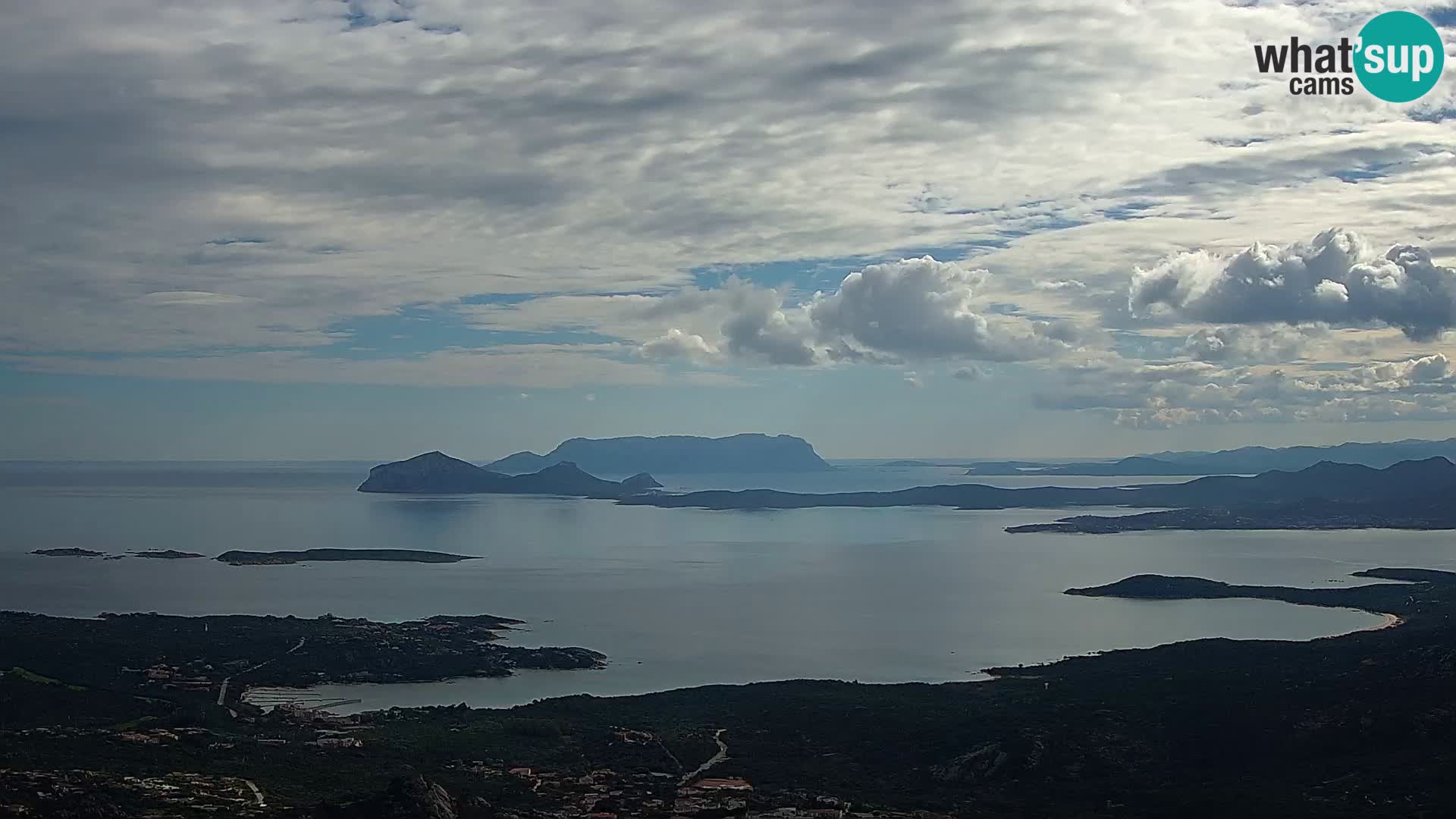 Monte Moro web kamera Costa Smeralda panoramski pogled na Sardiniju