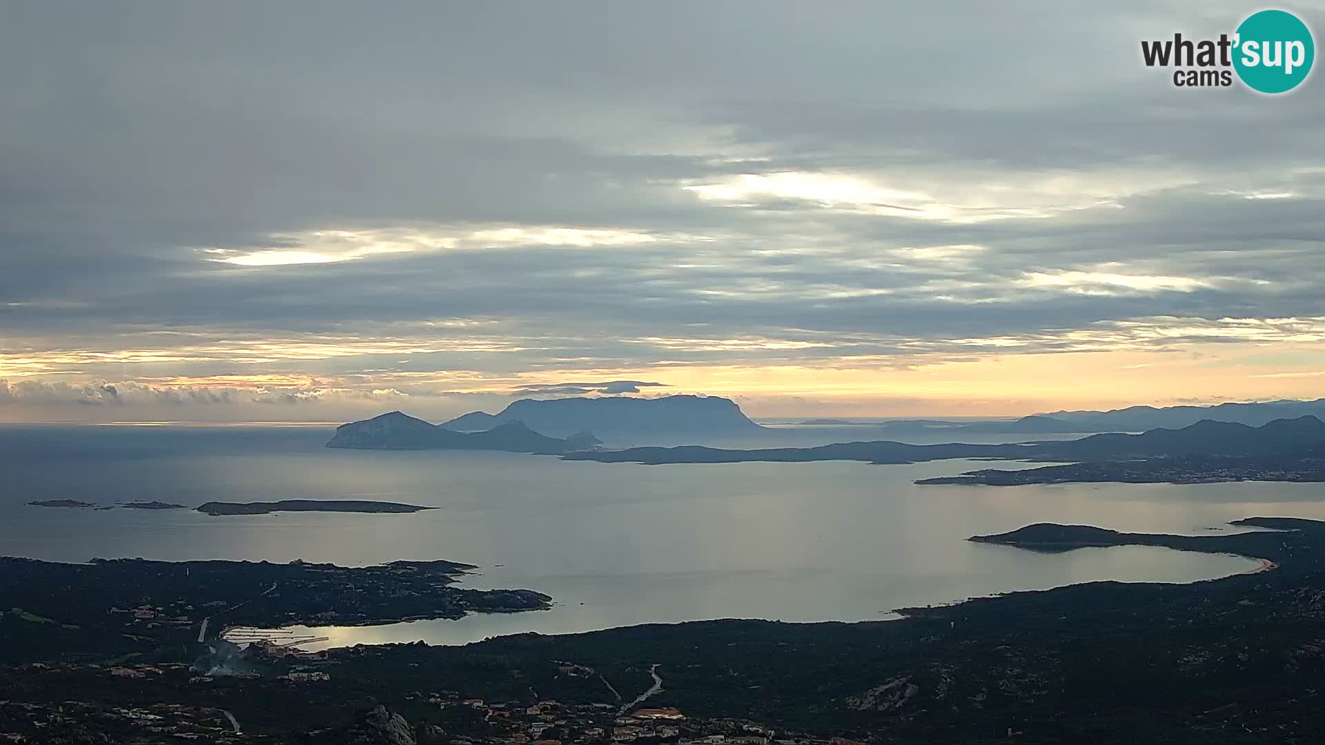 Monte Moro webcam Costa Smeralda panoramic view Sardinia