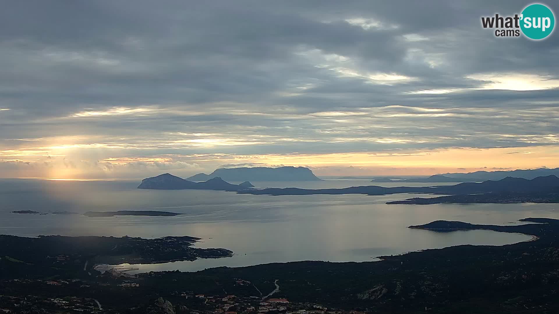 Monte Moro webcam Costa Smeralda vista panoramica Sardegna