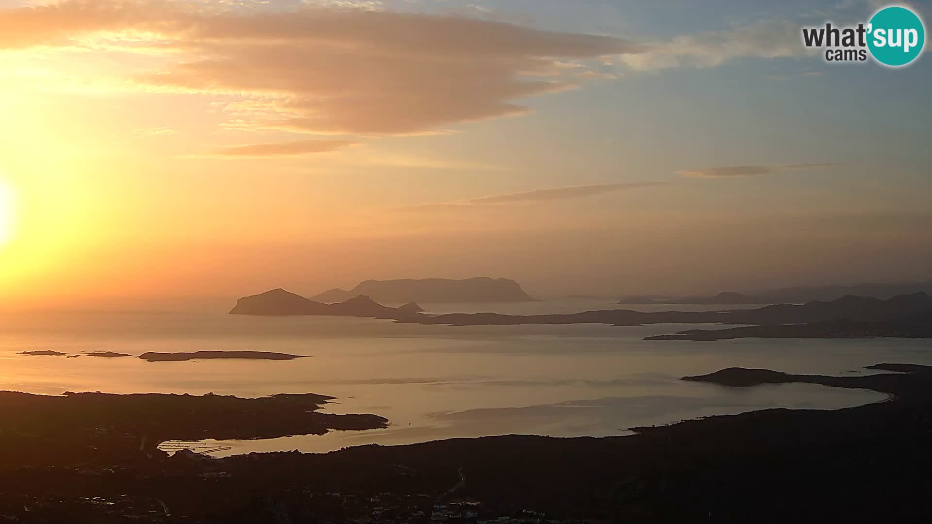 Monte Moro webcam Costa Smeralda panoramic view Sardinia