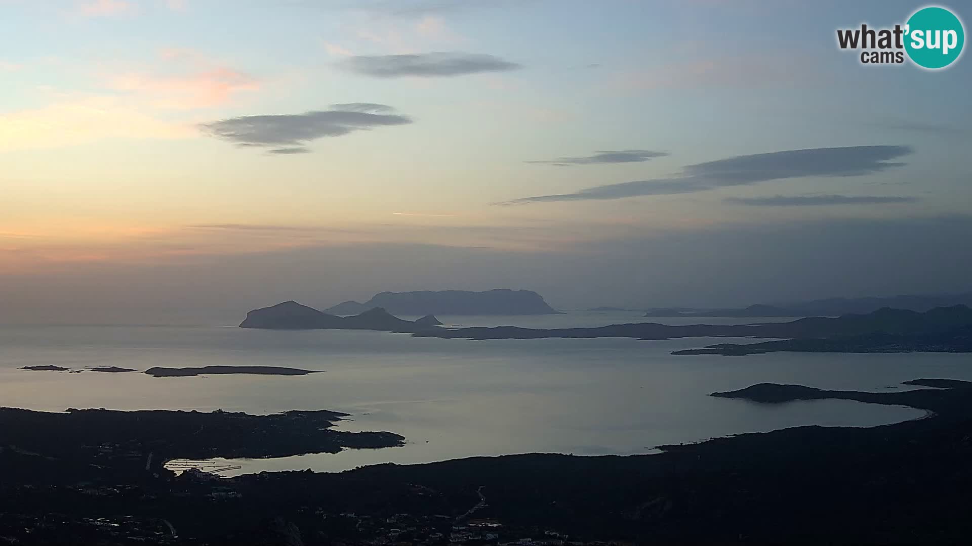 Monte Moro web kamera Costa Smeralda panoramski pogled na Sardiniju