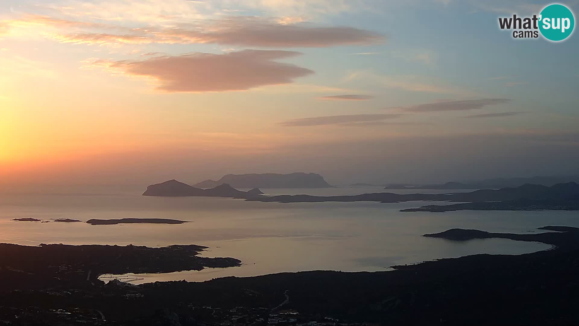 Monte Moro livecam Costa Smeralda vue panoramique Sardaigne