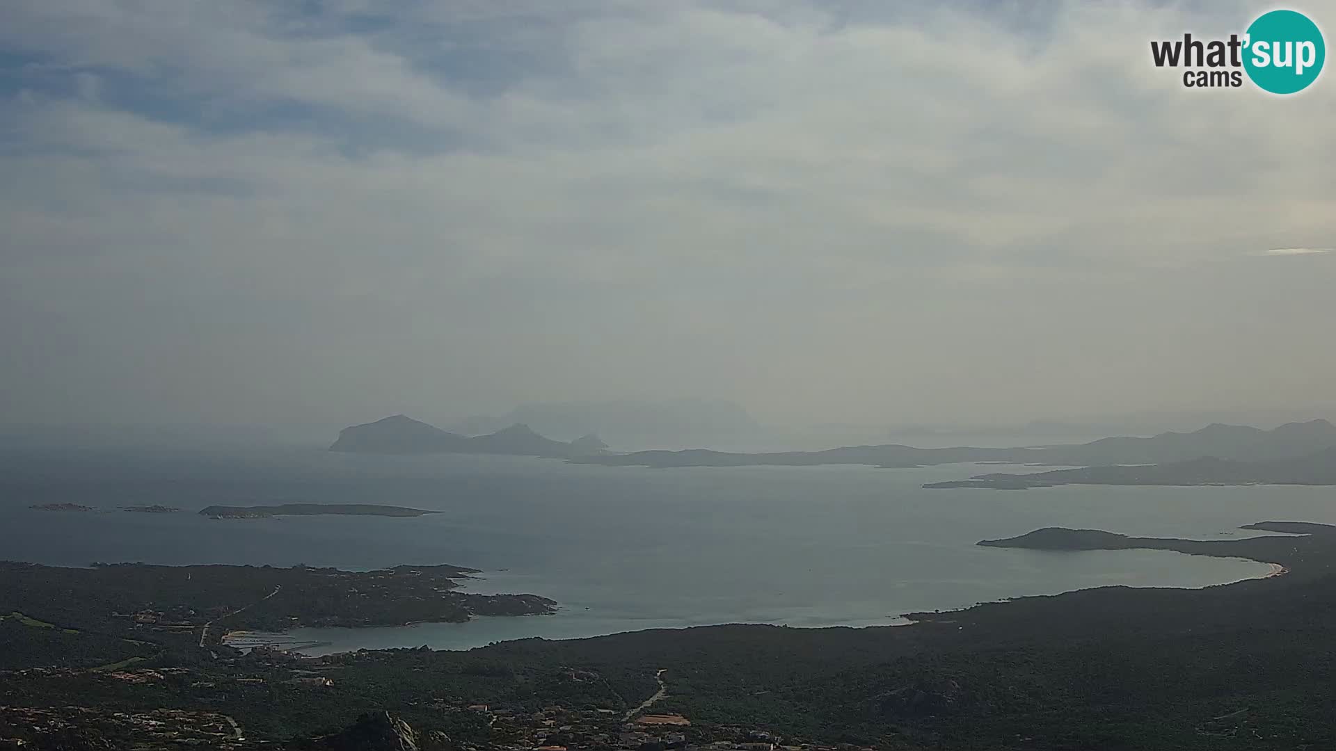 Monte Moro webcam Costa Smeralda vista panoramica Sardegna