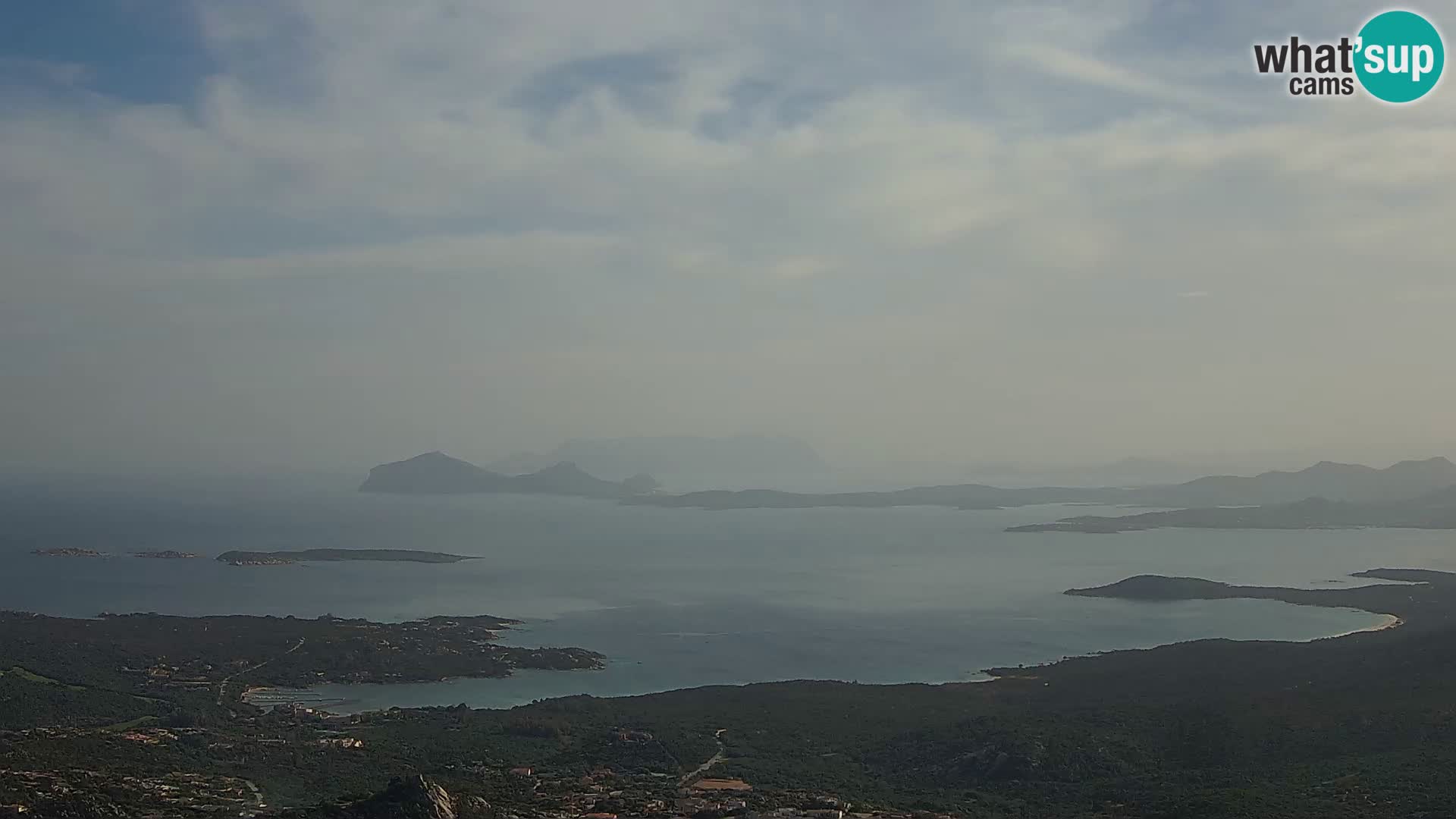 Monte Moro webcam Costa Smeralda vista panoramica Sardegna