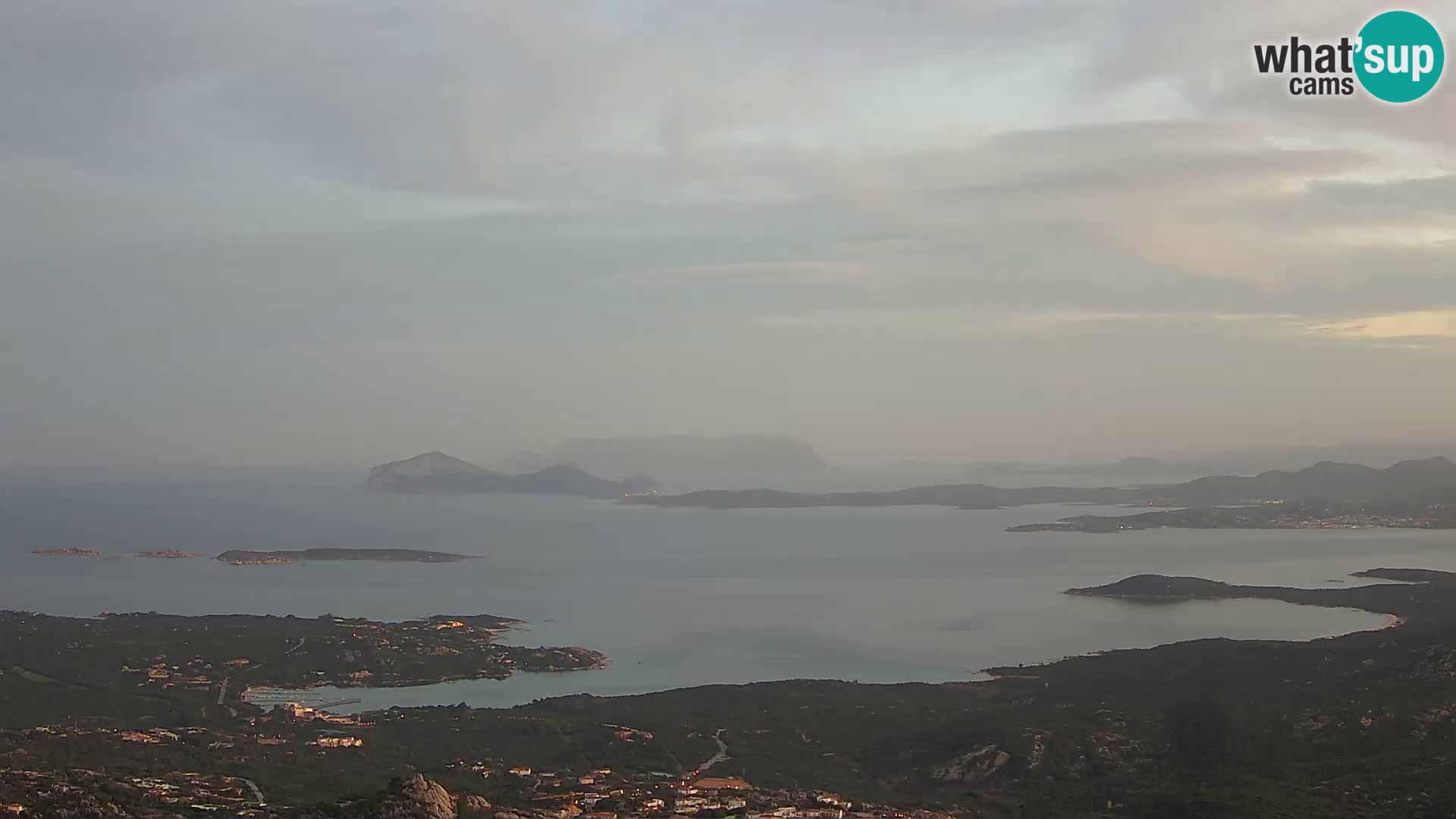 Monte Moro livecam Costa Smeralda vue panoramique Sardaigne