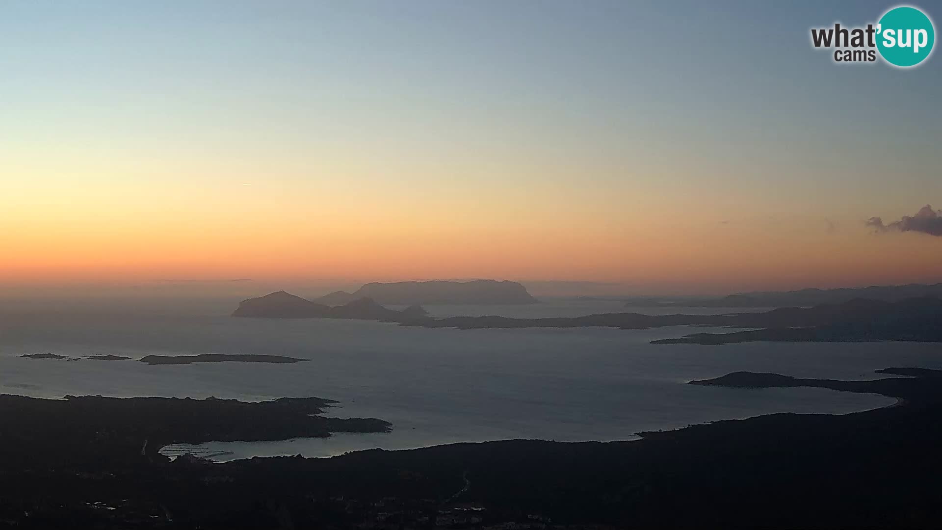 Monte Moro webcam Costa Smeralda panoramic view Sardinia