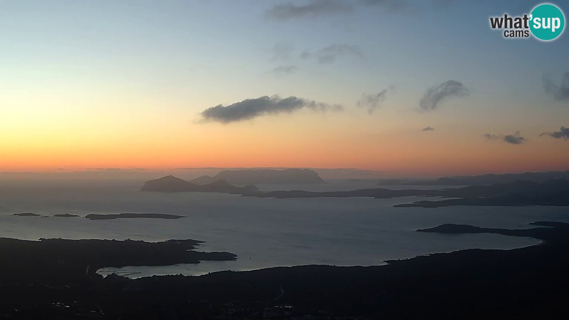 Monte Moro webcam Costa Smeralda vista panoramica Sardegna