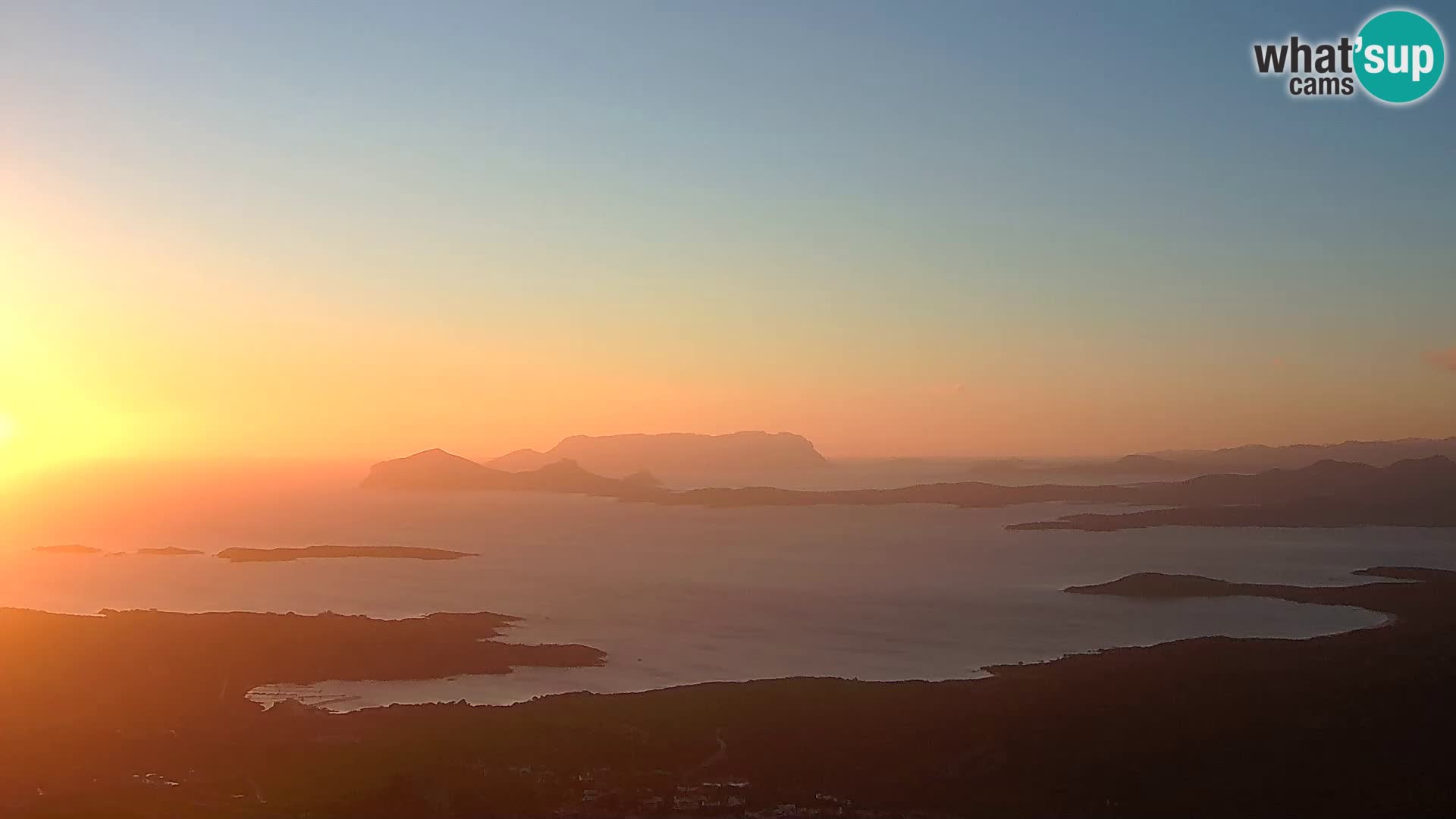 Monte Moro webcam Costa Smeralda panoramic view Sardinia