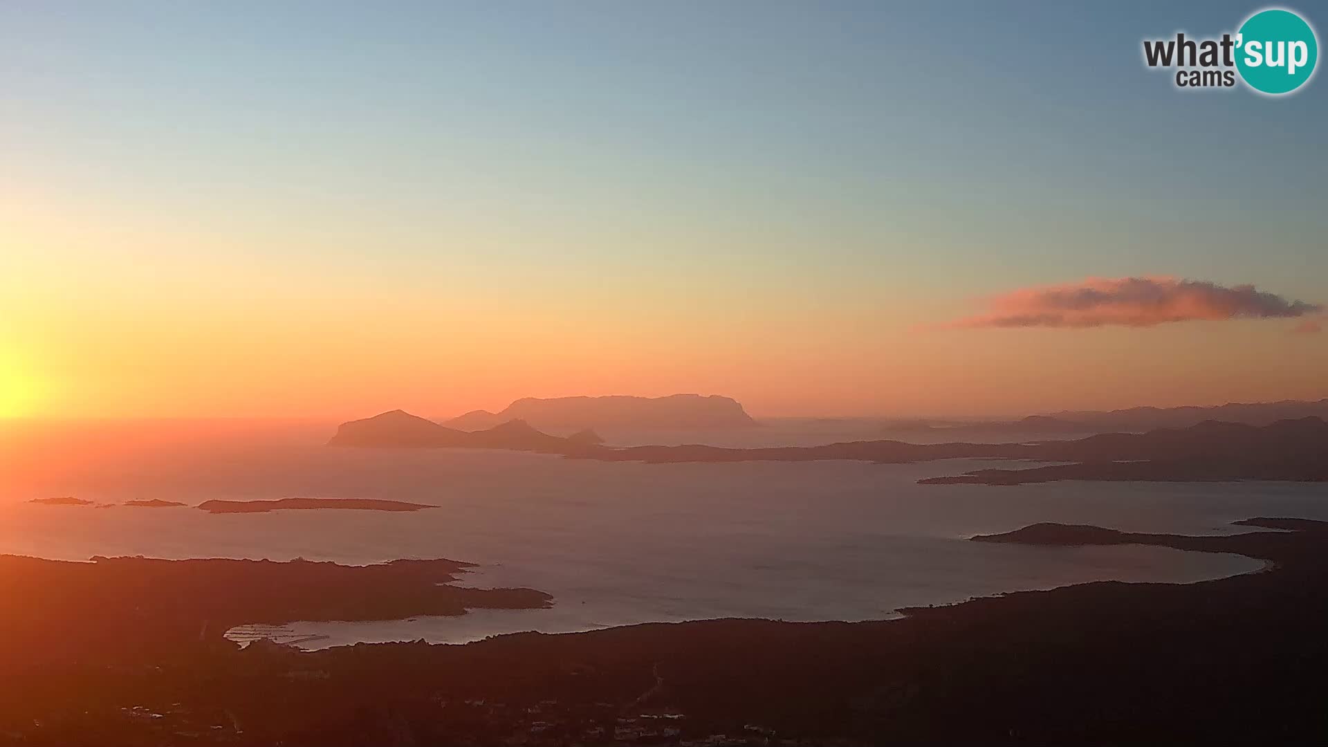 Monte Moro webcam Costa Smeralda vista panoramica Sardegna