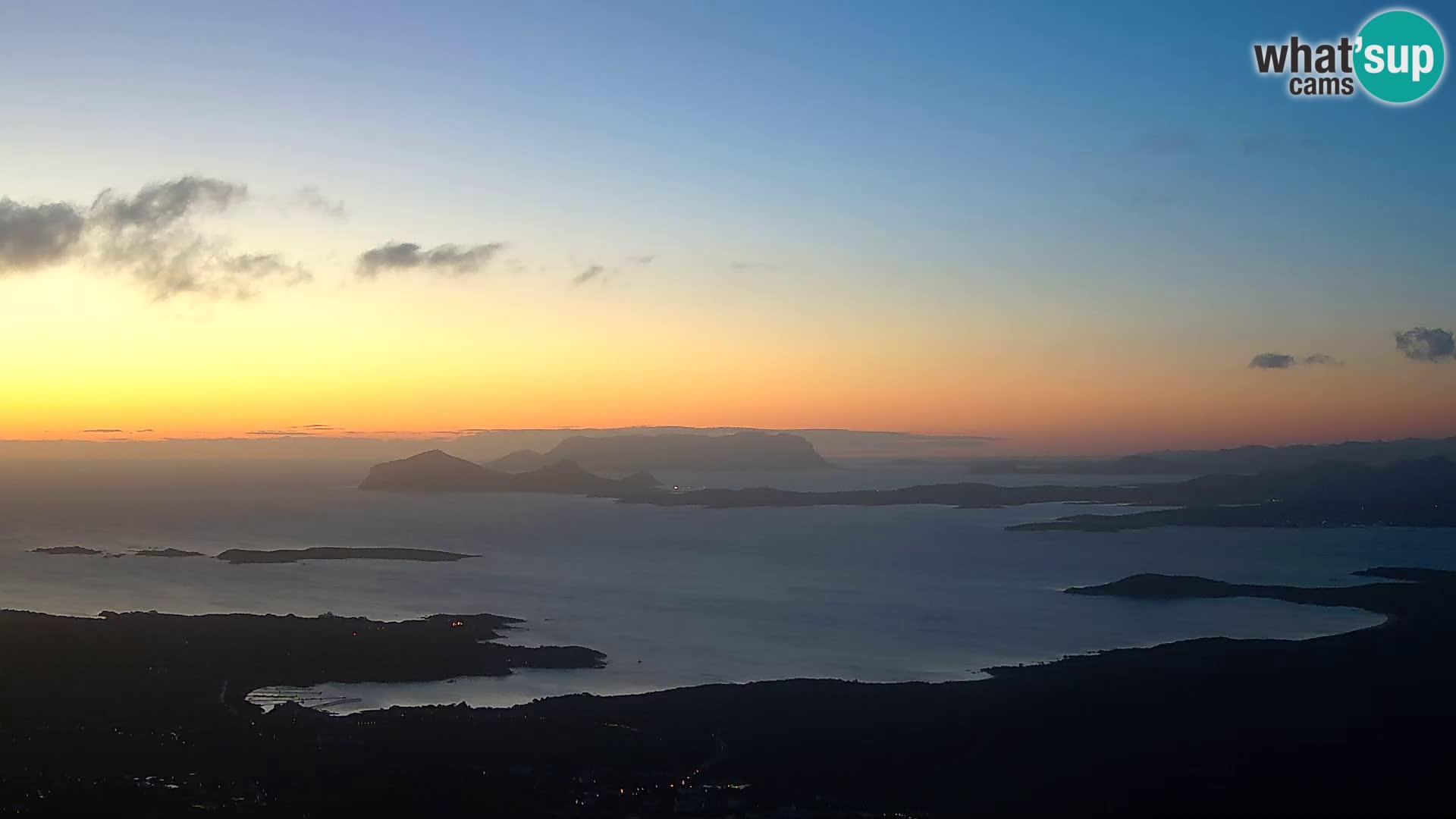 Monte Moro camera en vivo Costa Smeralda vista panorámica Cerdeña