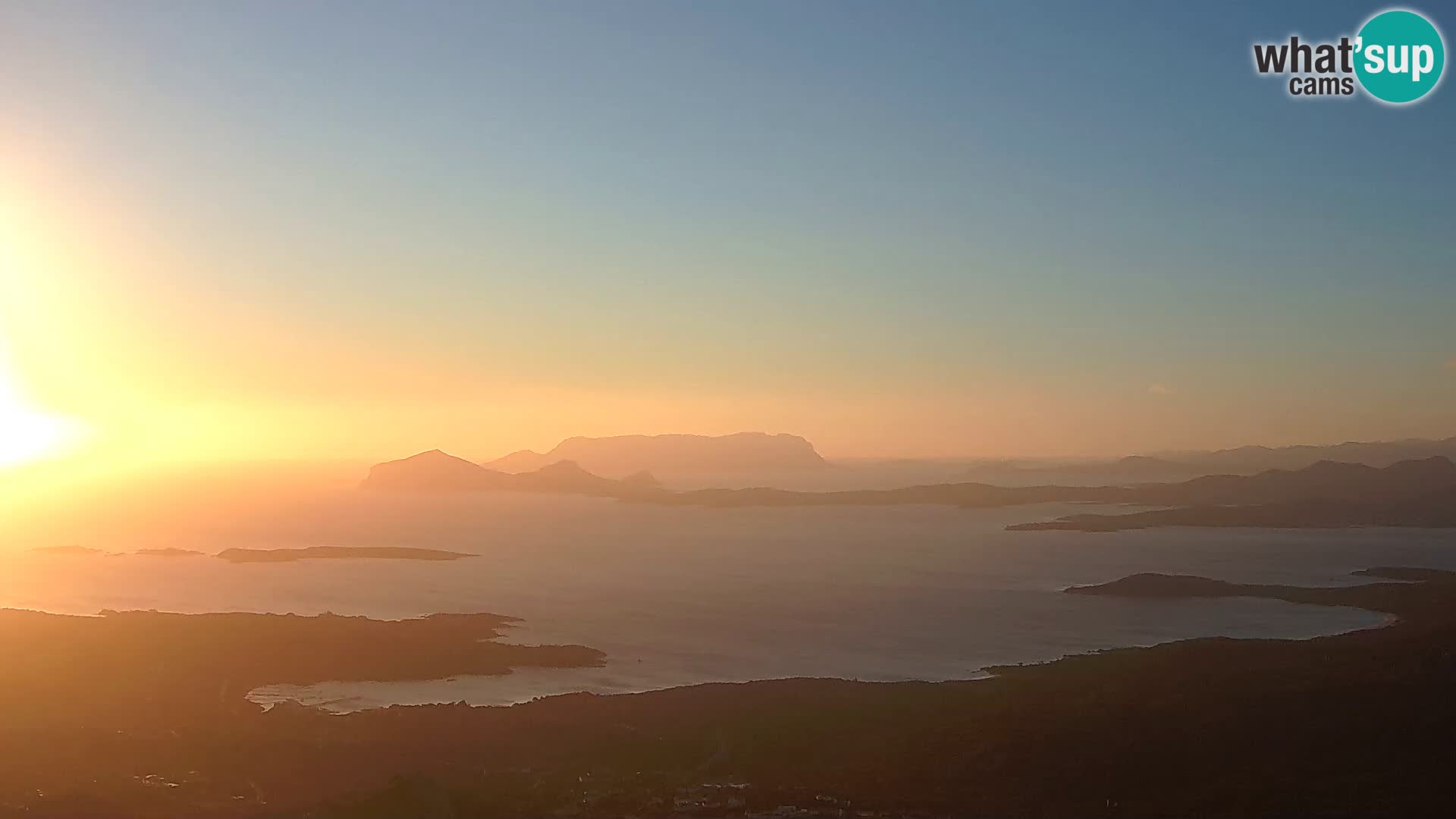 Monte Moro camera en vivo Costa Smeralda vista panorámica Cerdeña