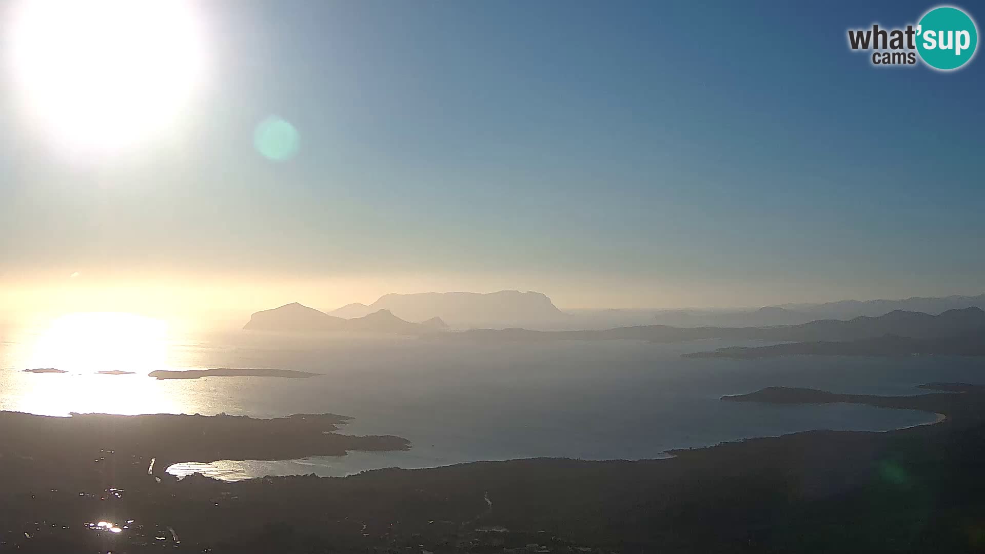 Monte Moro webcam Costa Smeralda panoramic view Sardinia