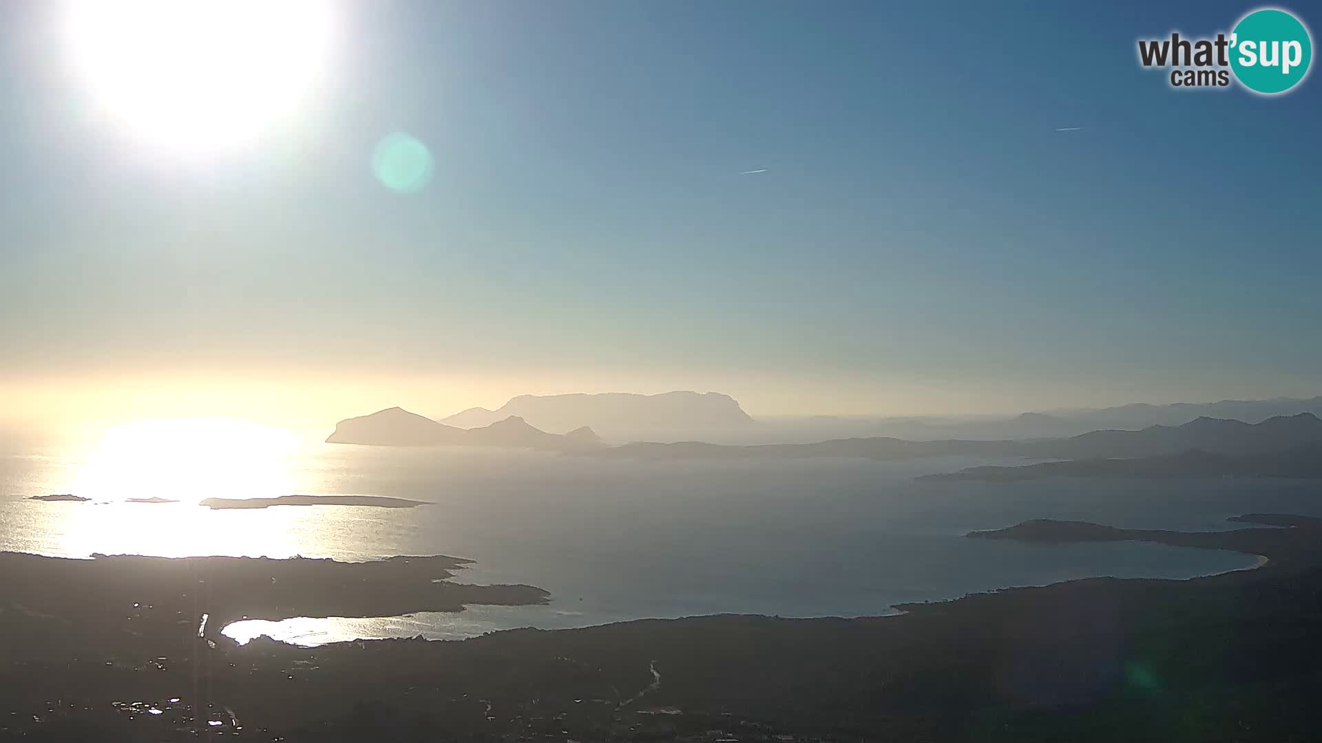 Monte Moro webcam Costa Smeralda panoramic view Sardinia