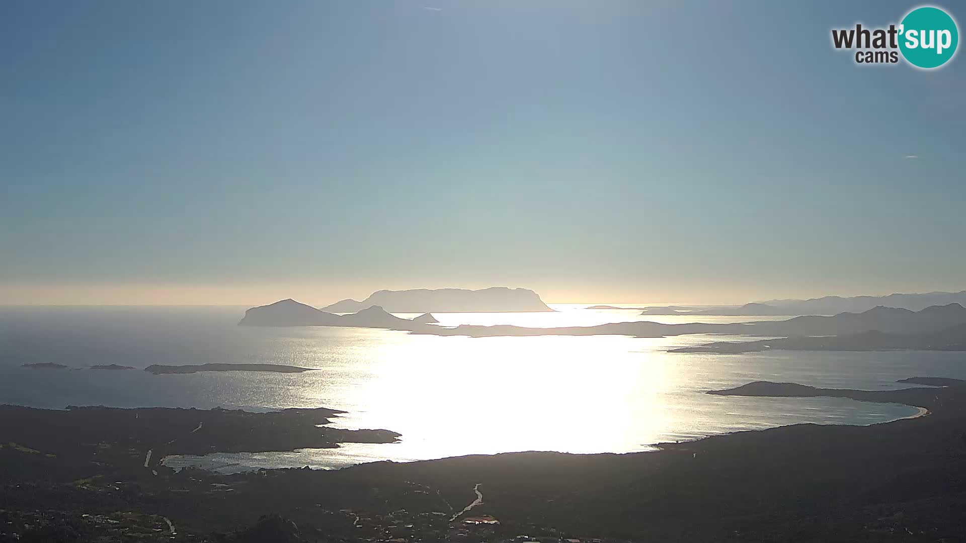 Monte Moro livecam Costa Smeralda vue panoramique Sardaigne