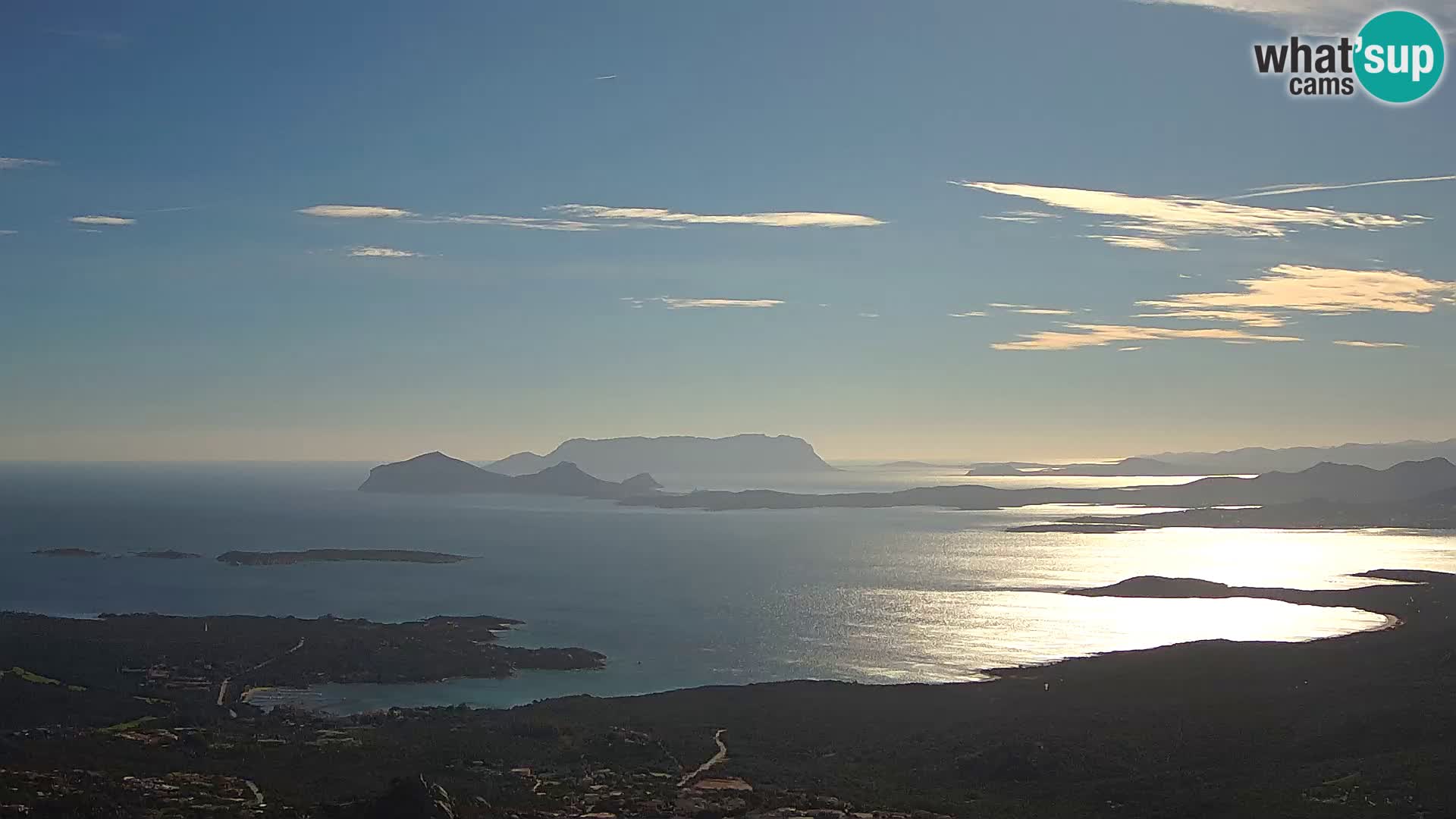 Monte Moro live cam Costa Smeralda Panoramablick Sardinien