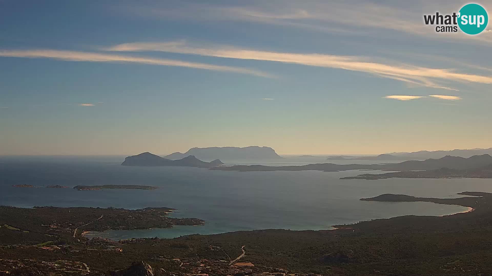 Monte Moro livecam Costa Smeralda vue panoramique Sardaigne