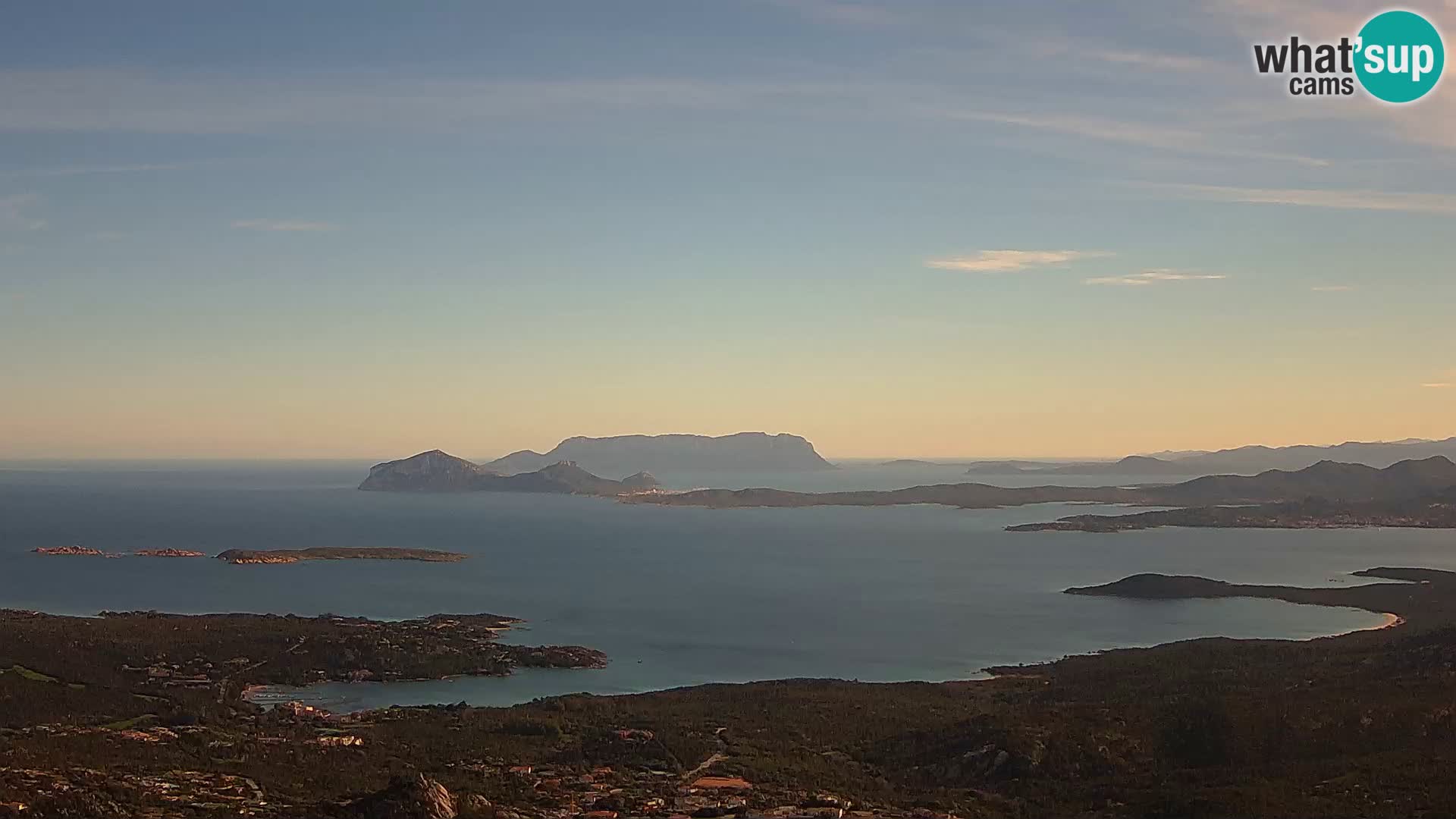 Monte Moro live cam Costa Smeralda Panoramablick Sardinien