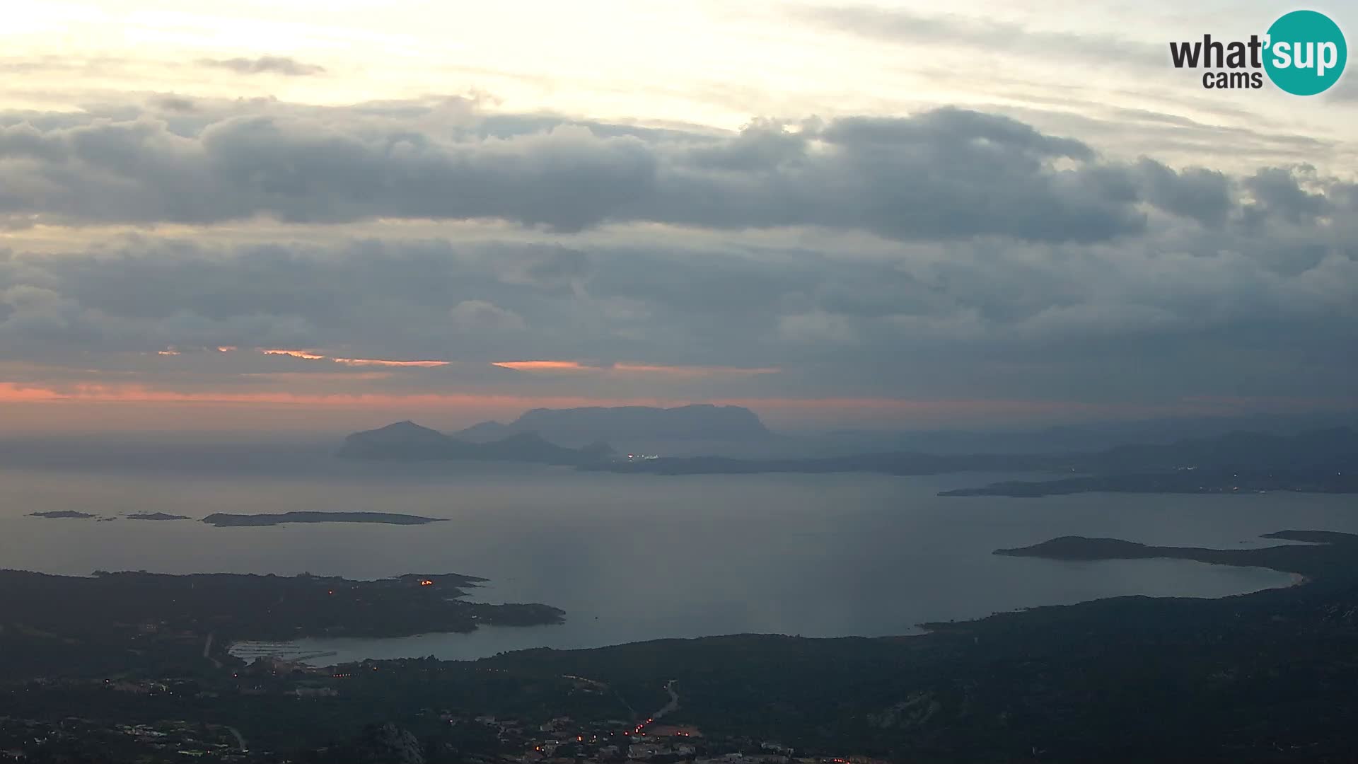 Monte Moro camera en vivo Costa Smeralda vista panorámica Cerdeña