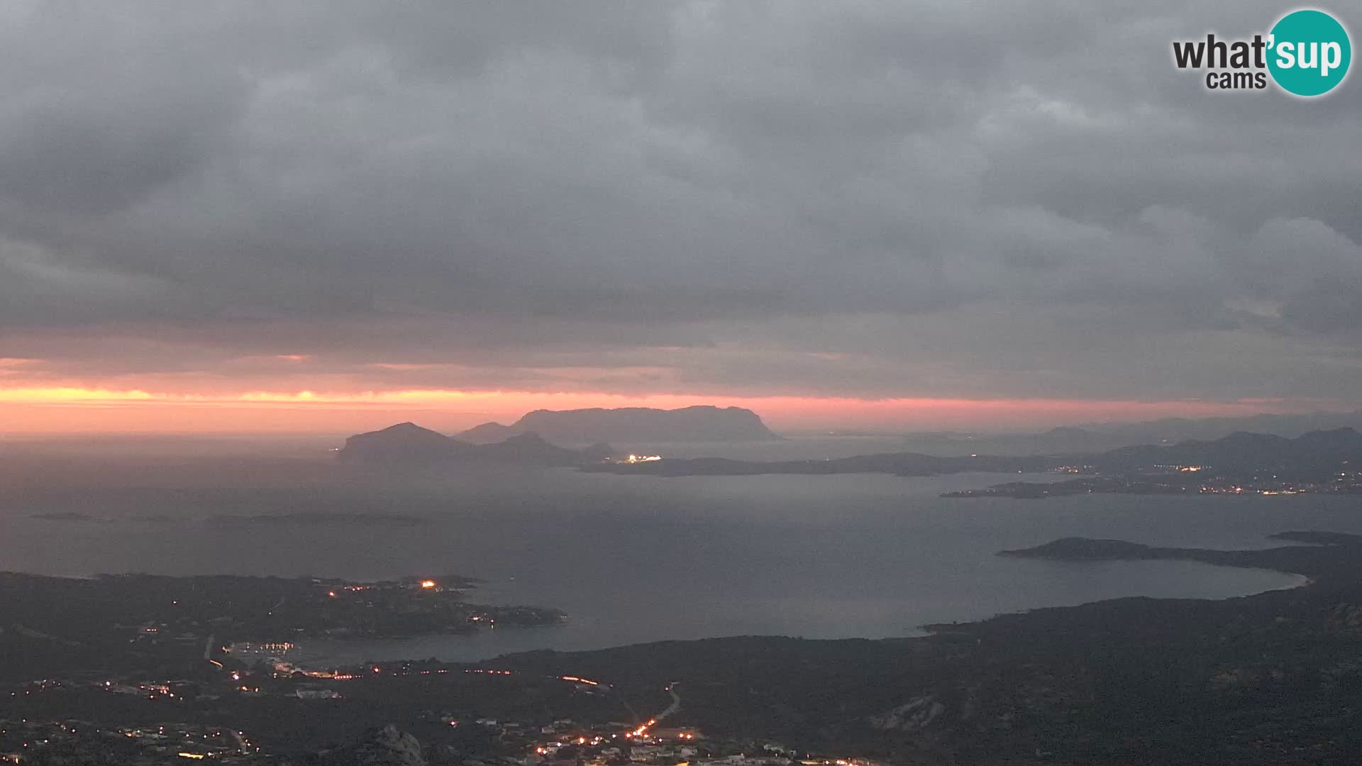 Monte Moro web kamera Costa Smeralda panoramski pogled na Sardiniju