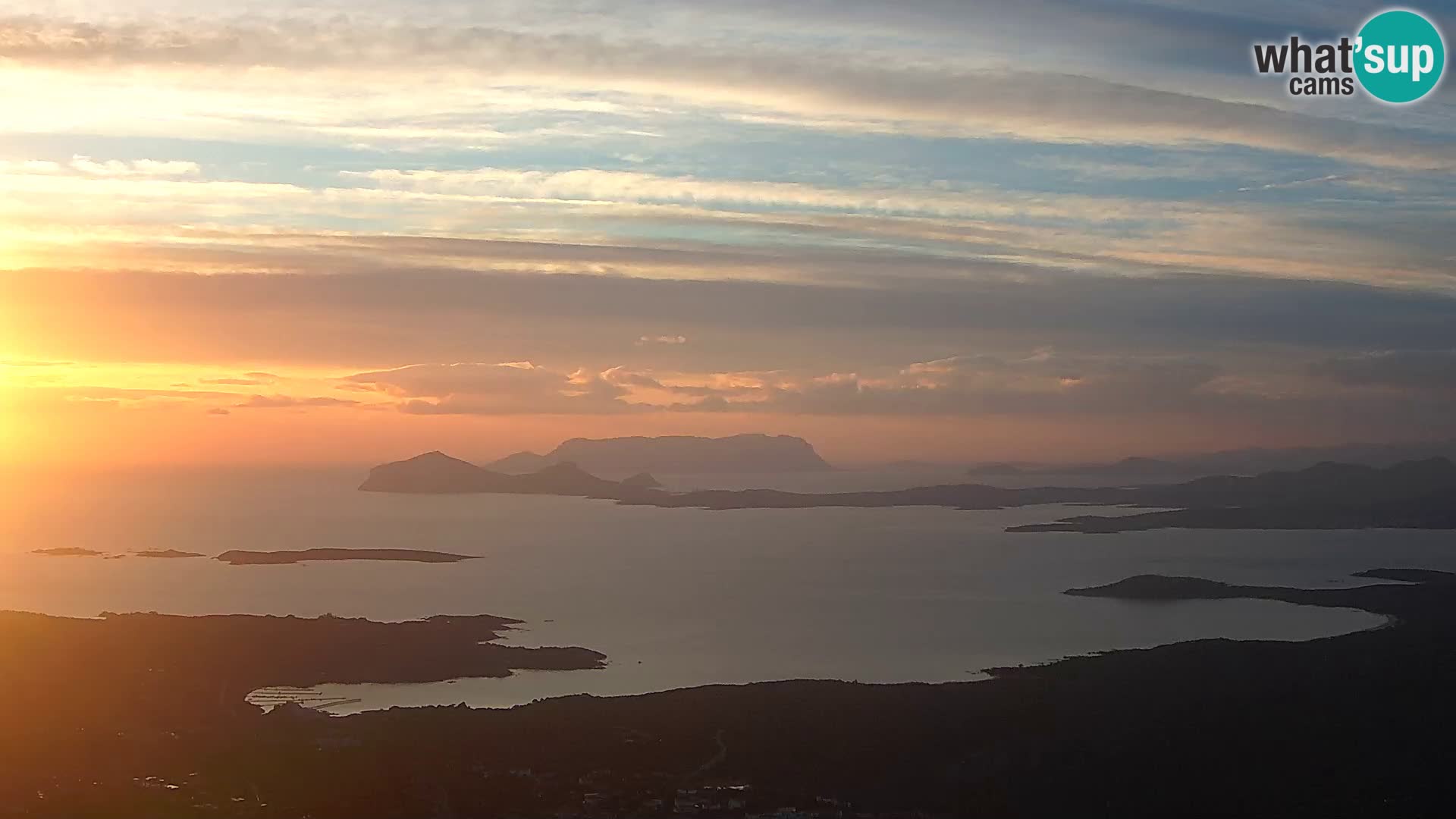 Monte Moro web kamera Costa Smeralda panoramski pogled na Sardiniju