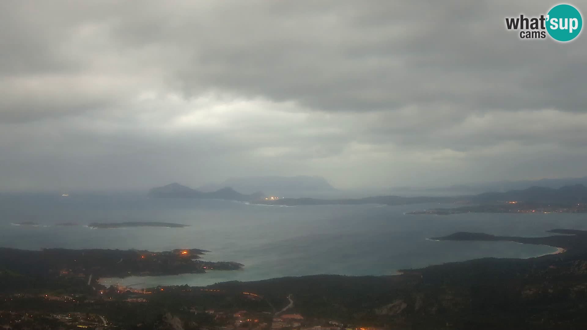 Monte Moro live cam Costa Smeralda Panoramablick Sardinien