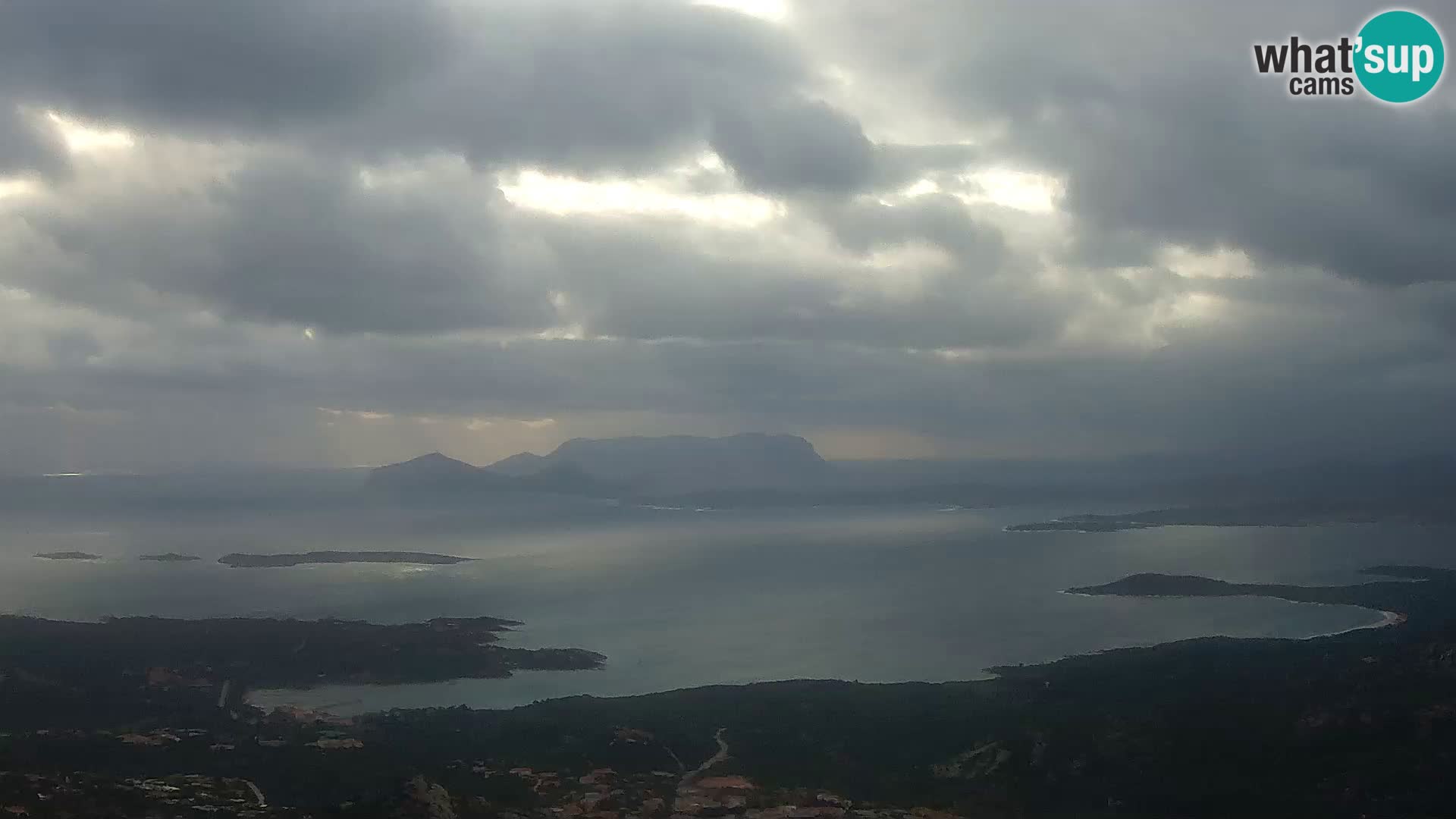 Monte Moro live cam Costa Smeralda Panoramablick Sardinien