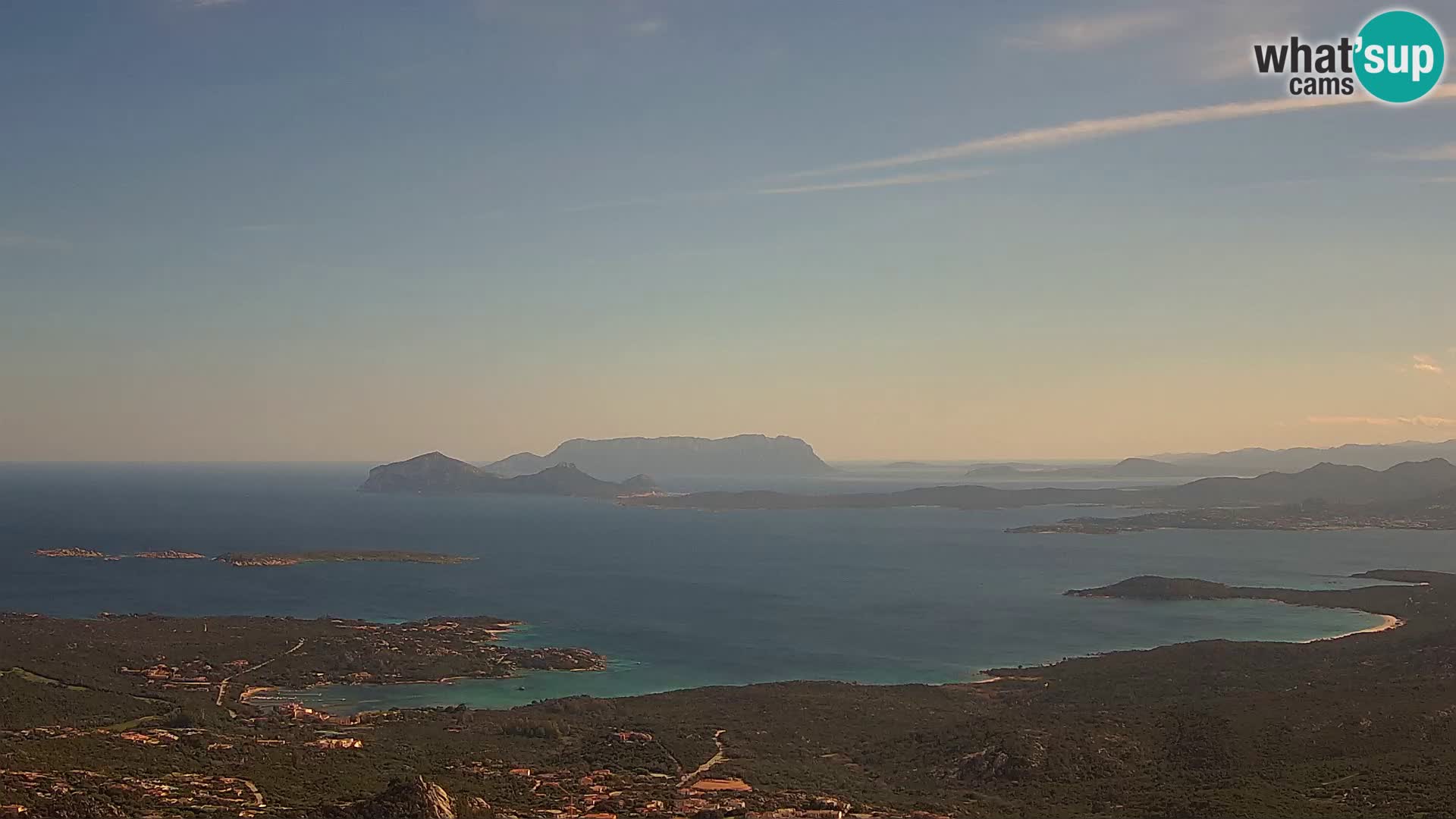 Monte Moro webcam Costa Smeralda panoramic view Sardinia