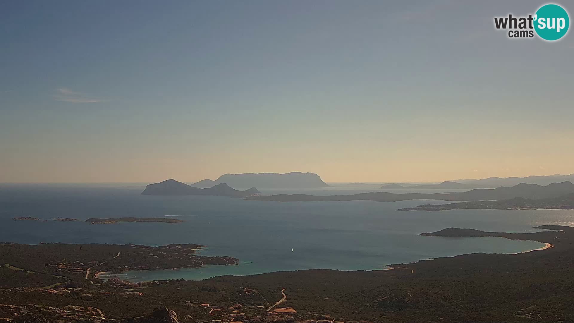 Monte Moro livecam Costa Smeralda vue panoramique Sardaigne