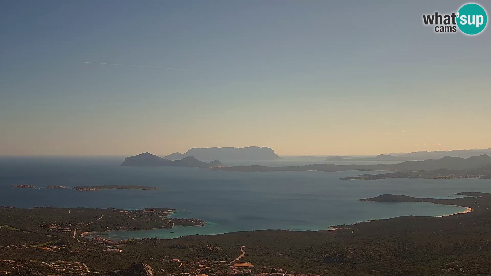 Monte Moro livecam Costa Smeralda vue panoramique Sardaigne