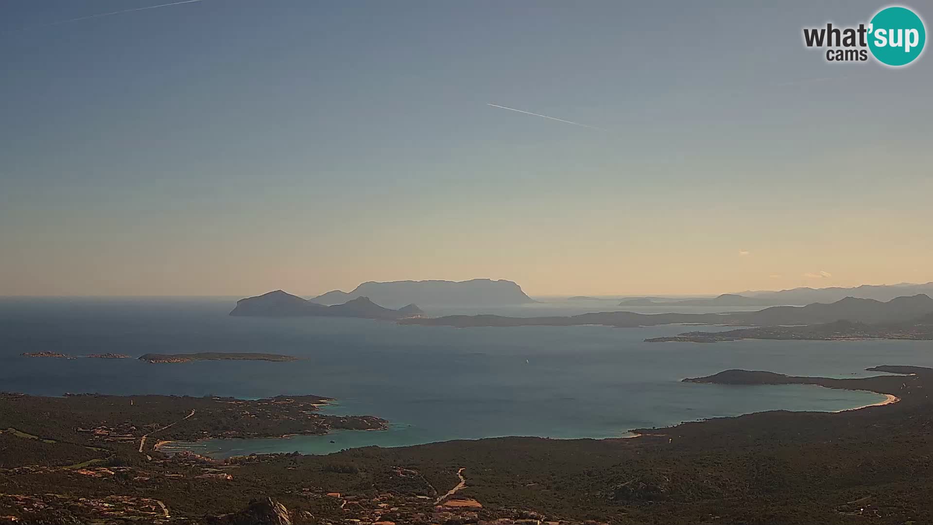 Monte Moro live cam Costa Smeralda Panoramablick Sardinien