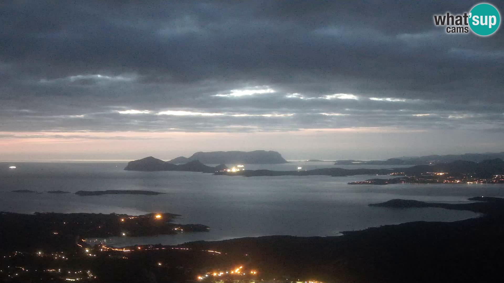 Monte Moro live cam Costa Smeralda Panoramablick Sardinien