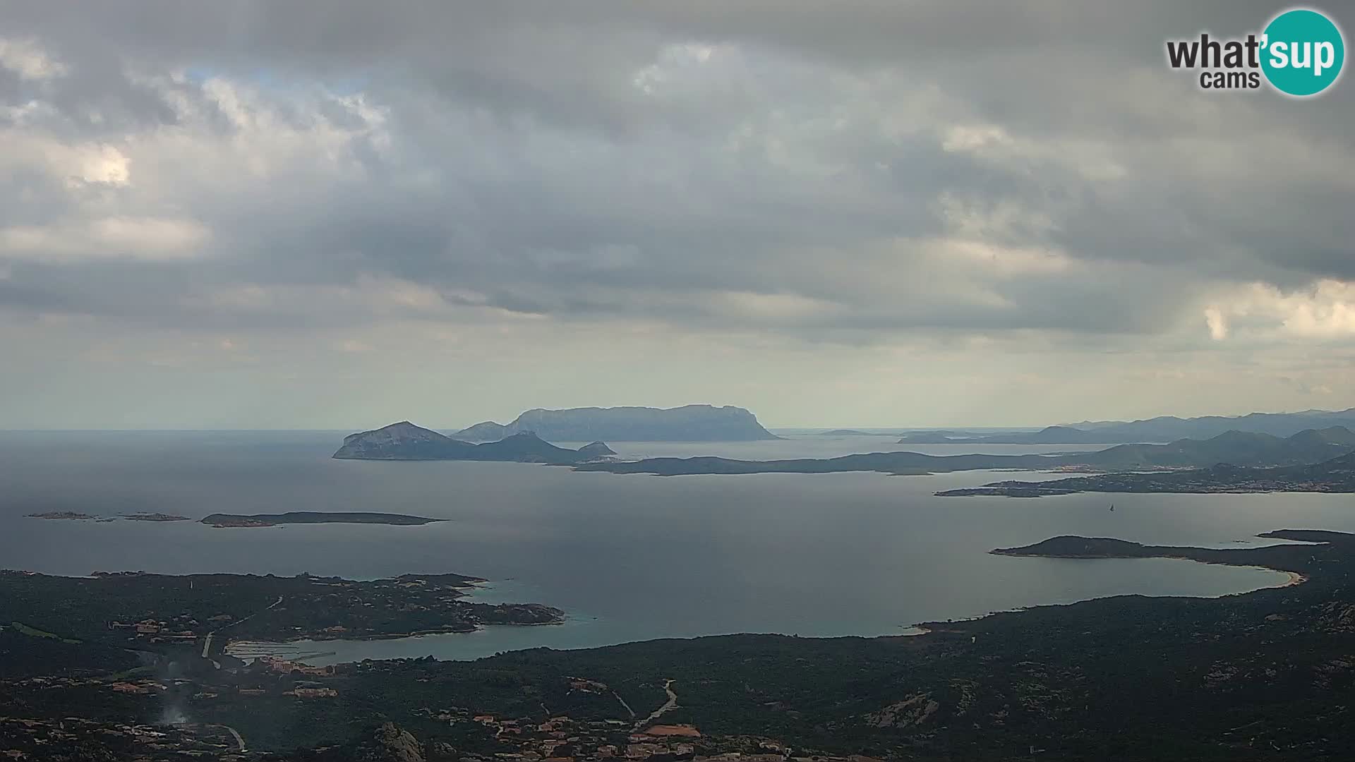 Monte Moro livecam Costa Smeralda vue panoramique Sardaigne