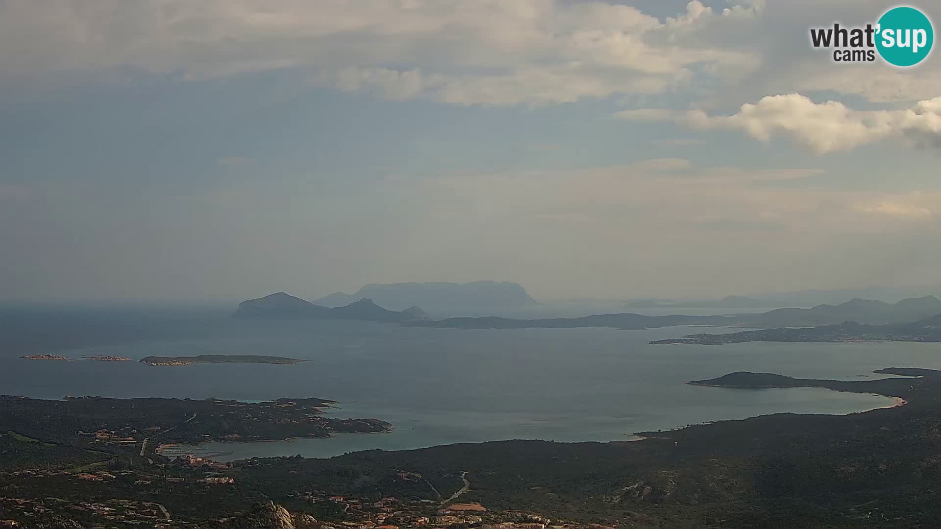 Monte Moro webcam Costa Smeralda panoramic view Sardinia