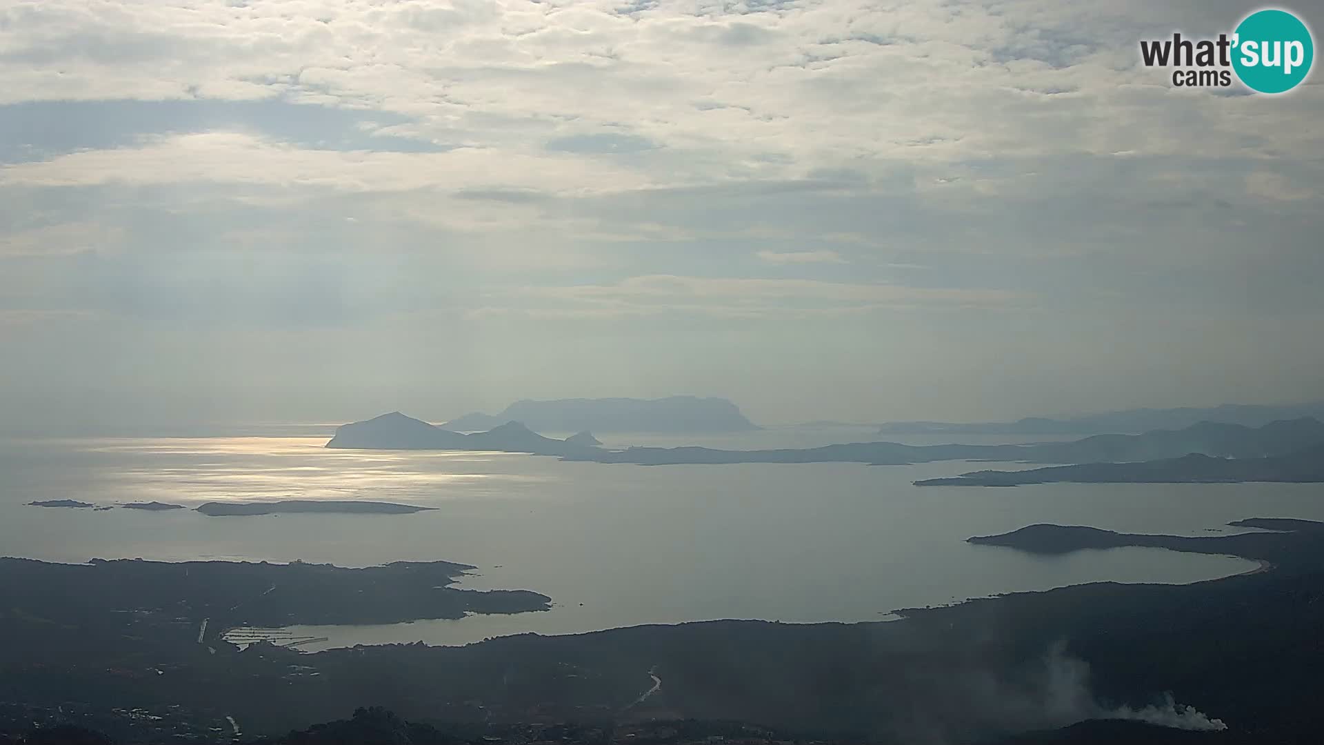 Monte Moro live cam Costa Smeralda Panoramablick Sardinien