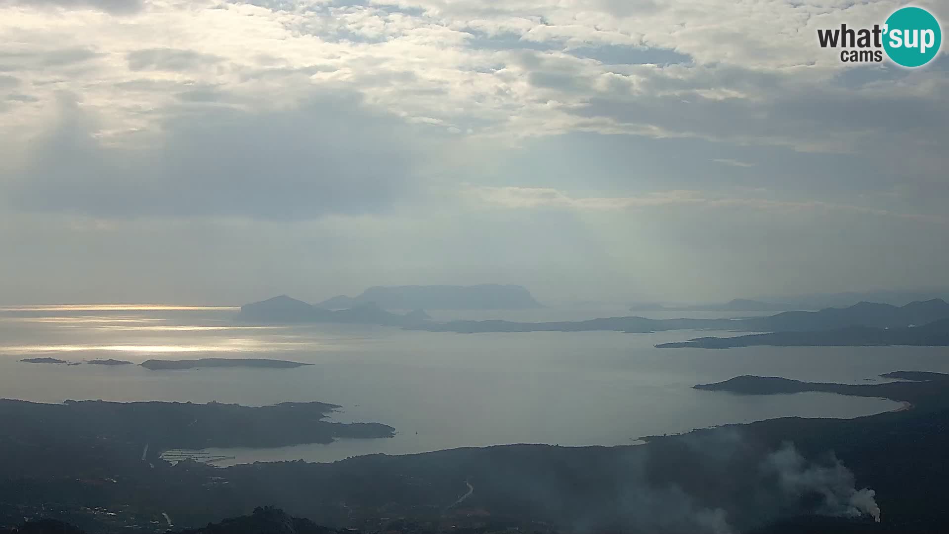 Monte Moro live cam Costa Smeralda Panoramablick Sardinien