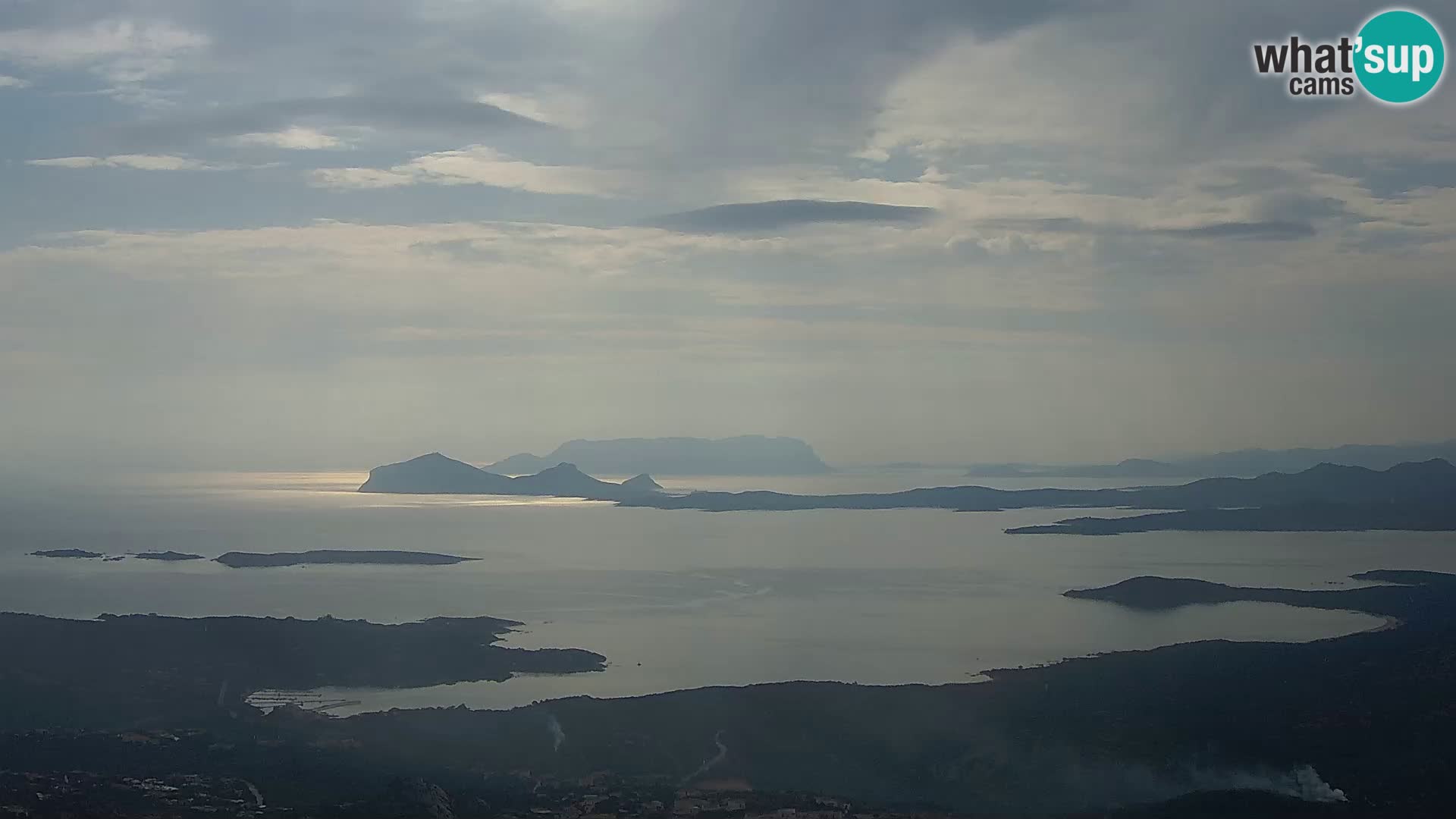 Monte Moro camera en vivo Costa Smeralda vista panorámica Cerdeña