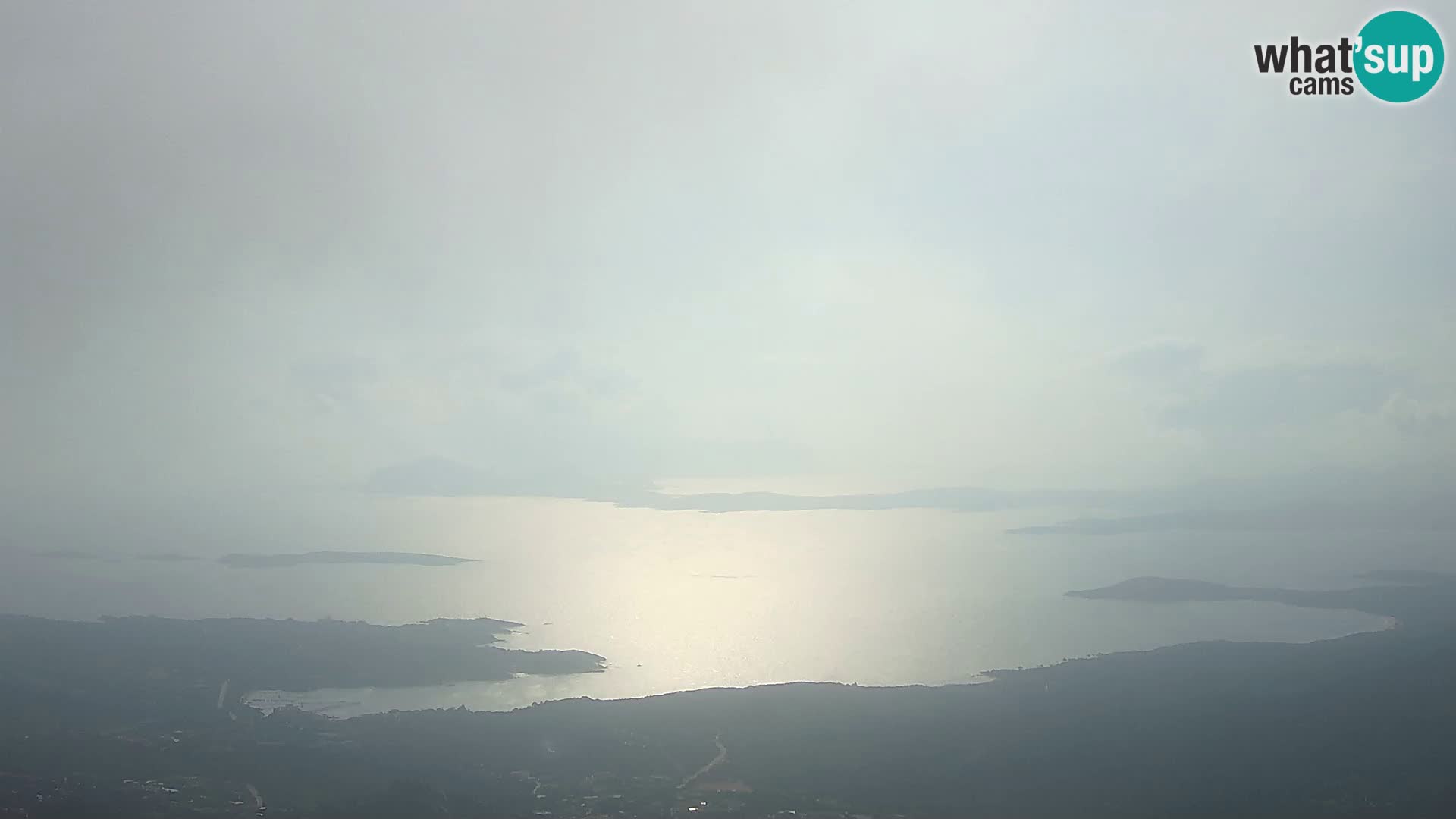 Monte Moro web kamera Costa Smeralda panoramski pogled na Sardiniju