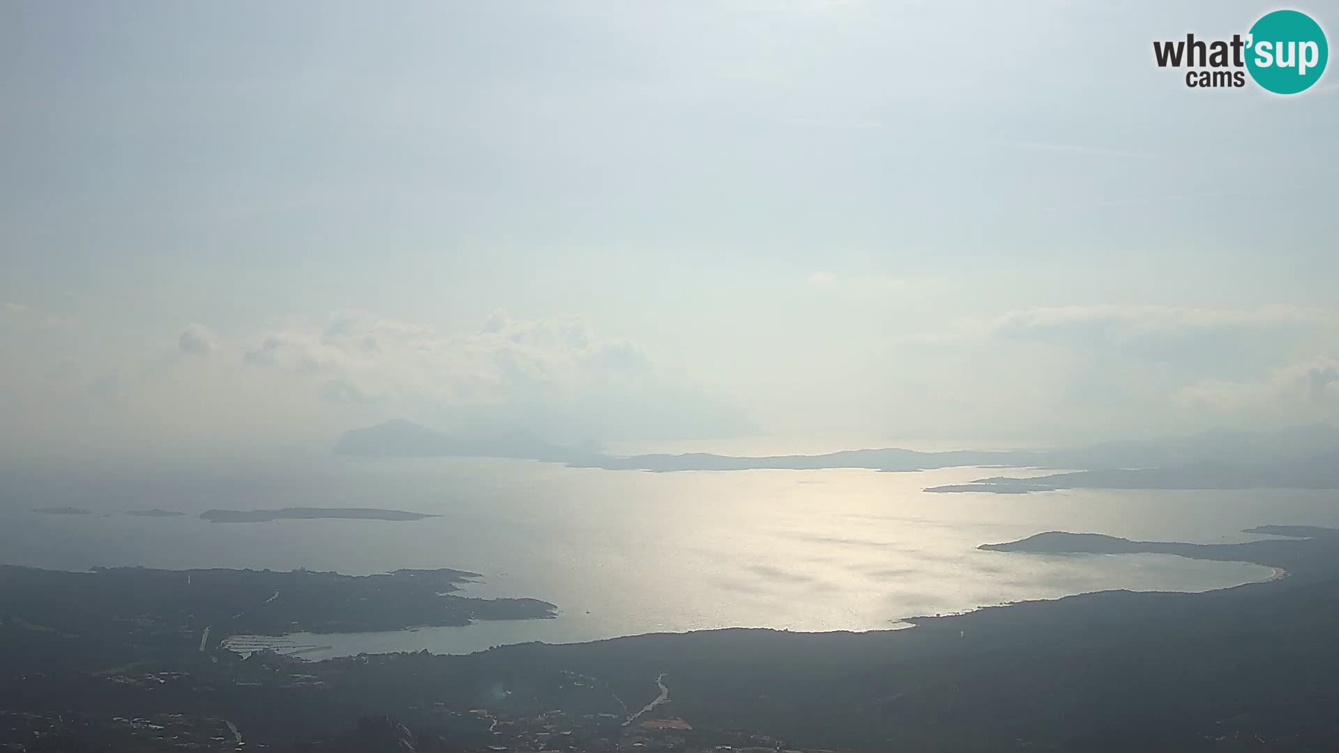 Monte Moro webcam Costa Smeralda panoramic view Sardinia