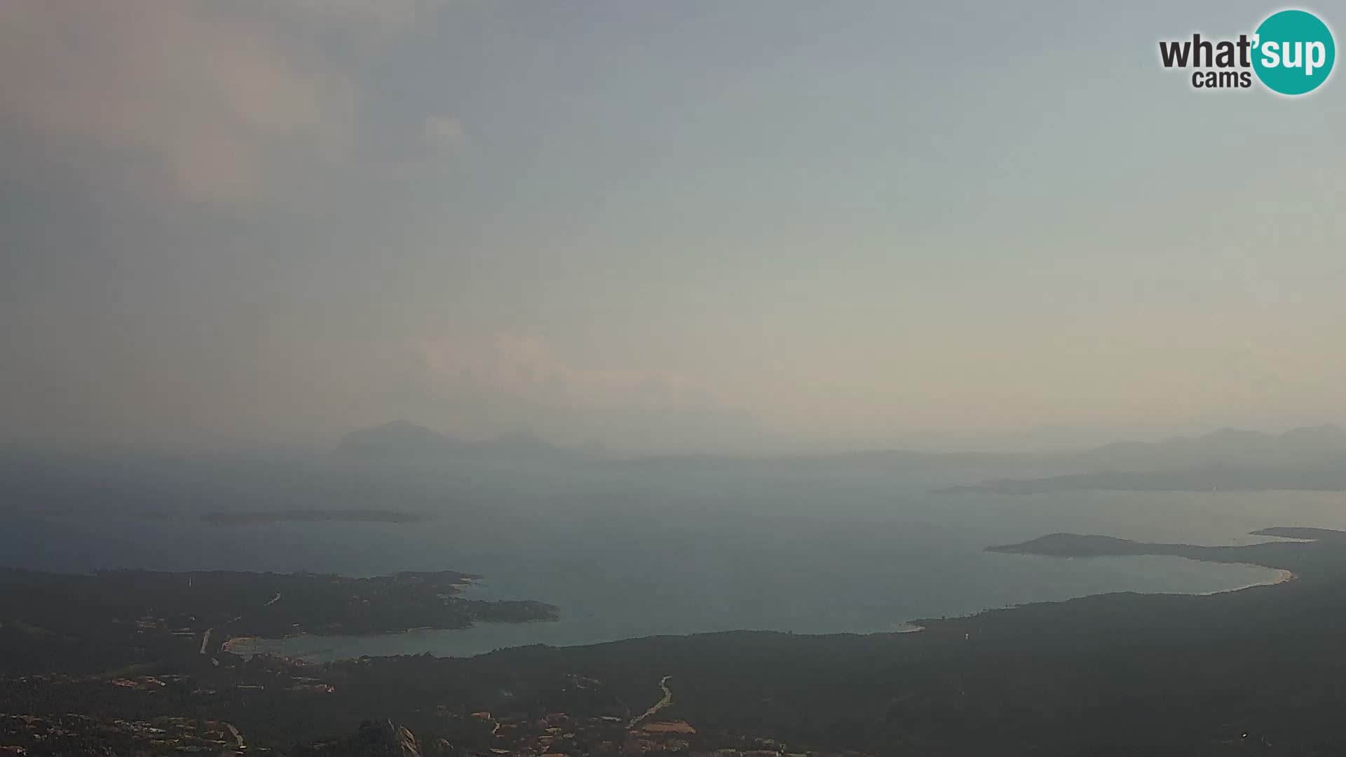 Monte Moro web kamera Costa Smeralda panoramski pogled na Sardiniju