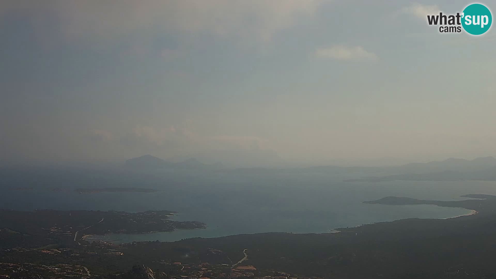 Monte Moro livecam Costa Smeralda vue panoramique Sardaigne