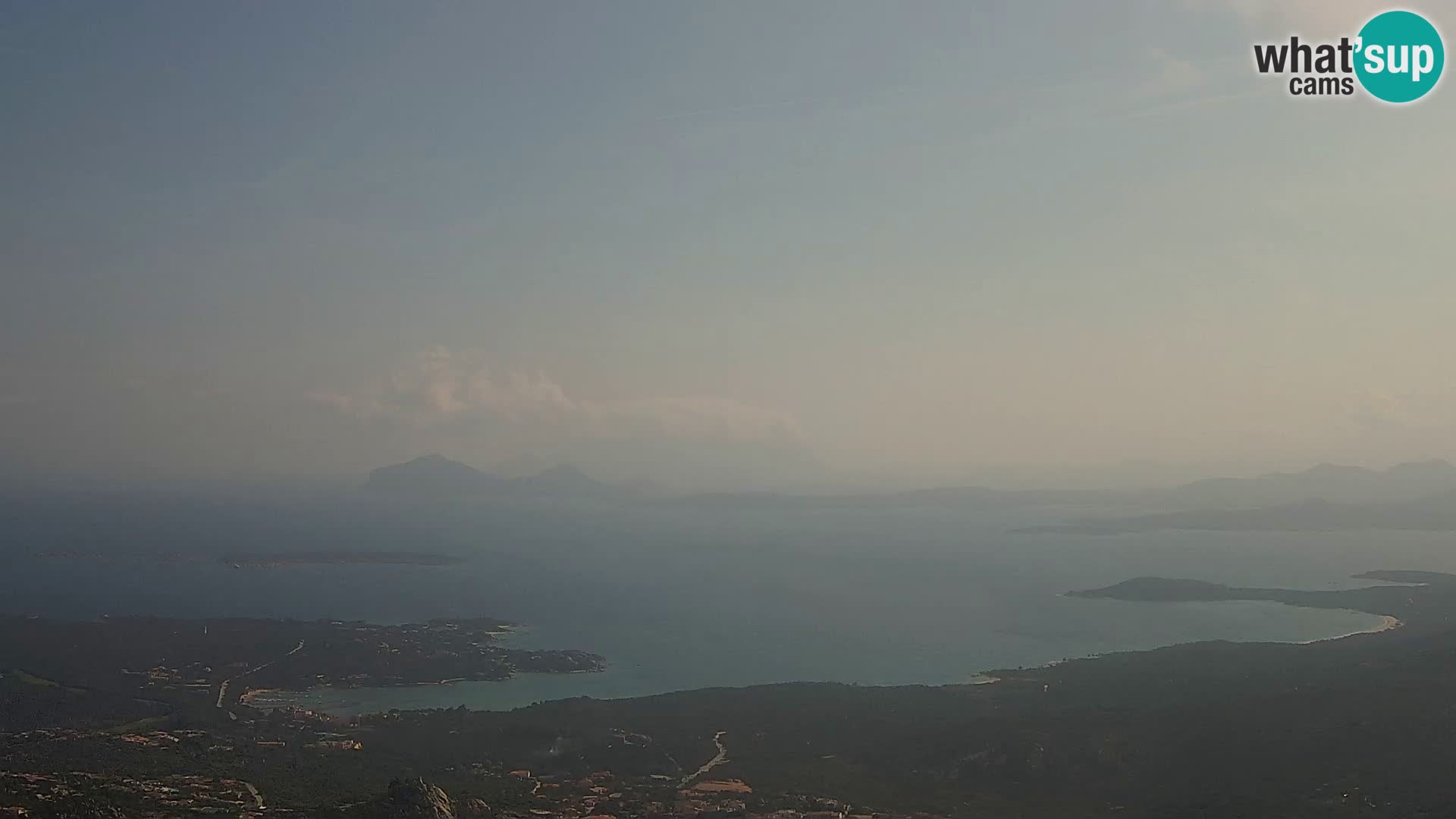 Monte Moro live cam Costa Smeralda Panoramablick Sardinien