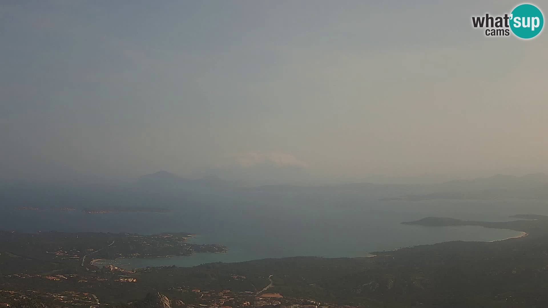 Monte Moro webcam Costa Smeralda panoramic view Sardinia