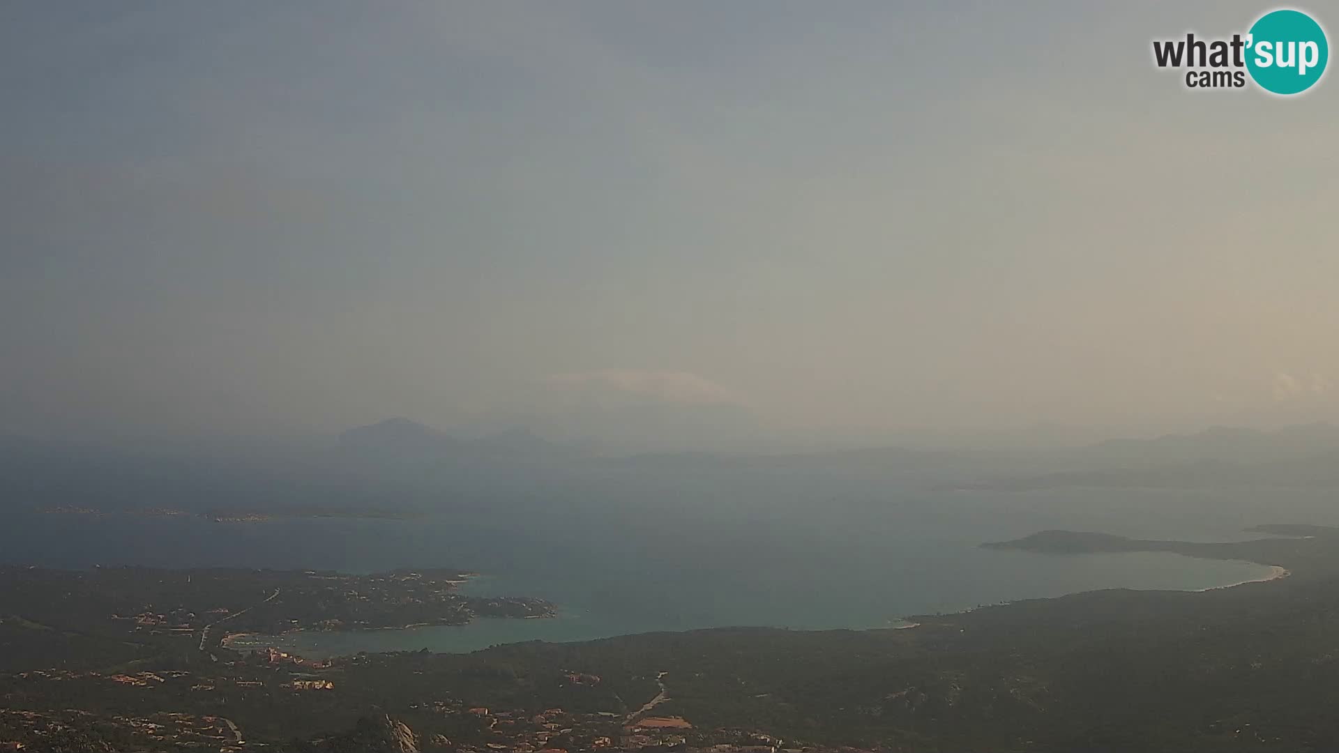 Monte Moro webcam Costa Smeralda panoramic view Sardinia