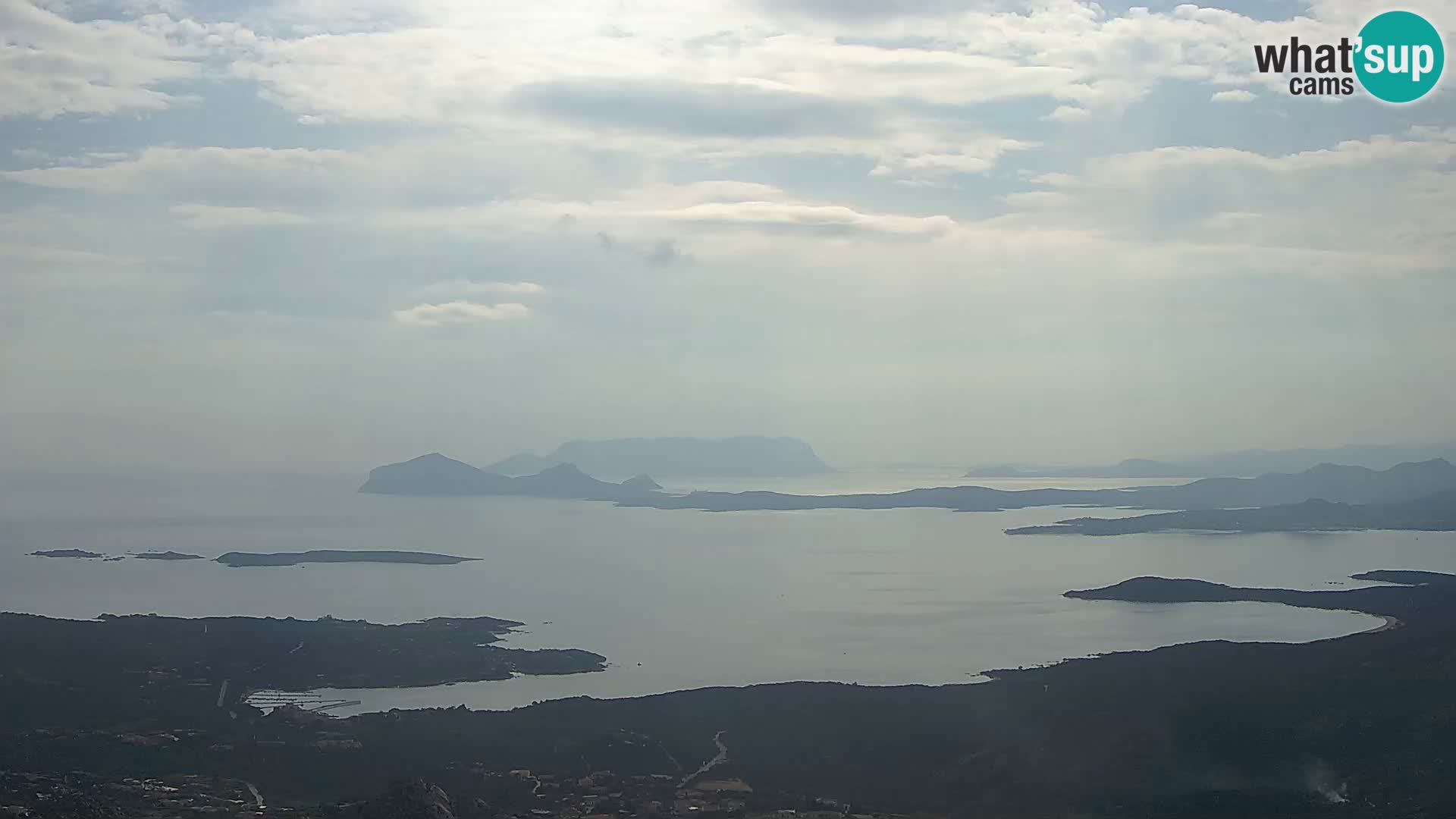 Monte Moro live cam Costa Smeralda Panoramablick Sardinien