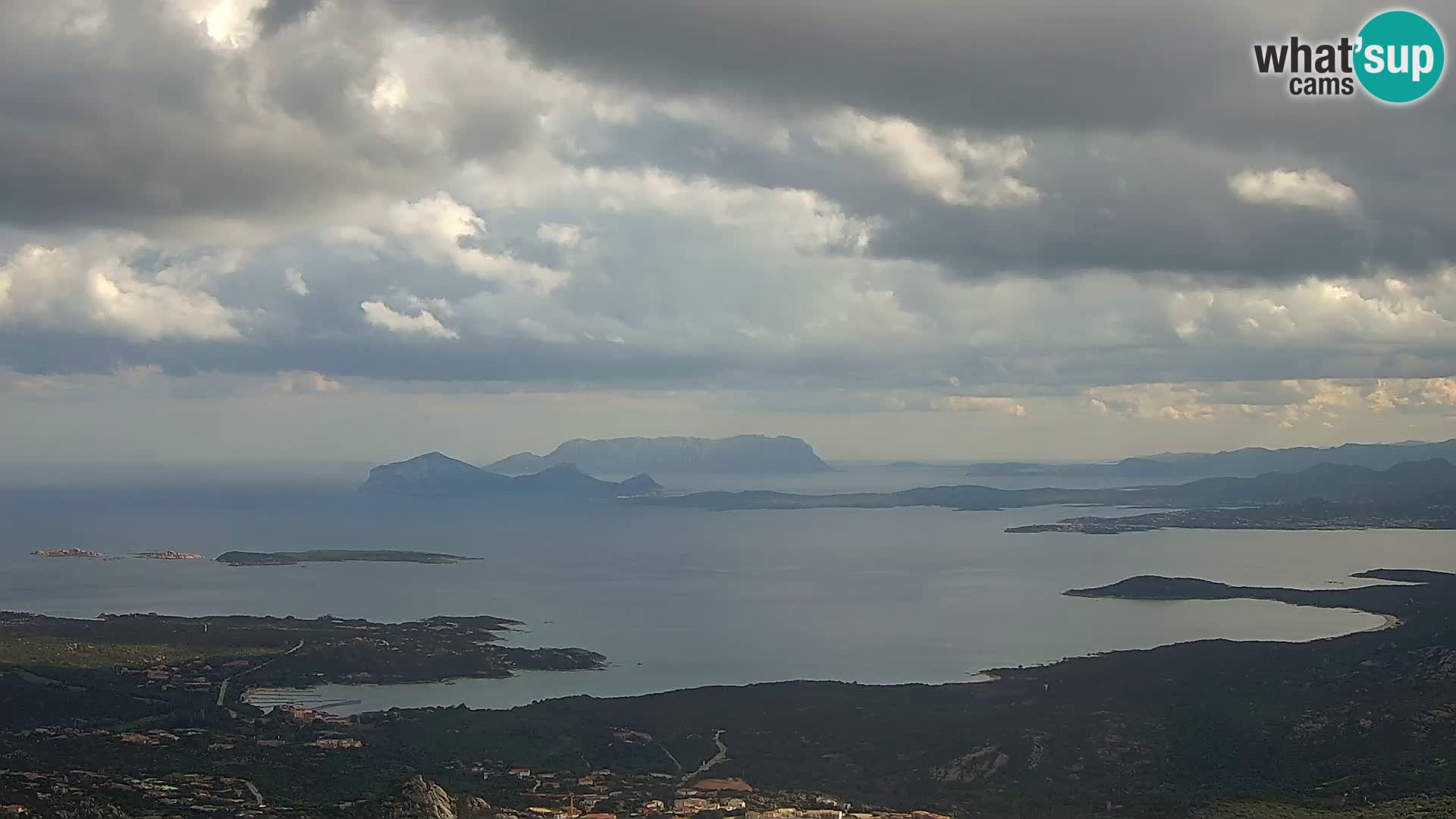 Monte Moro livecam Costa Smeralda vue panoramique Sardaigne