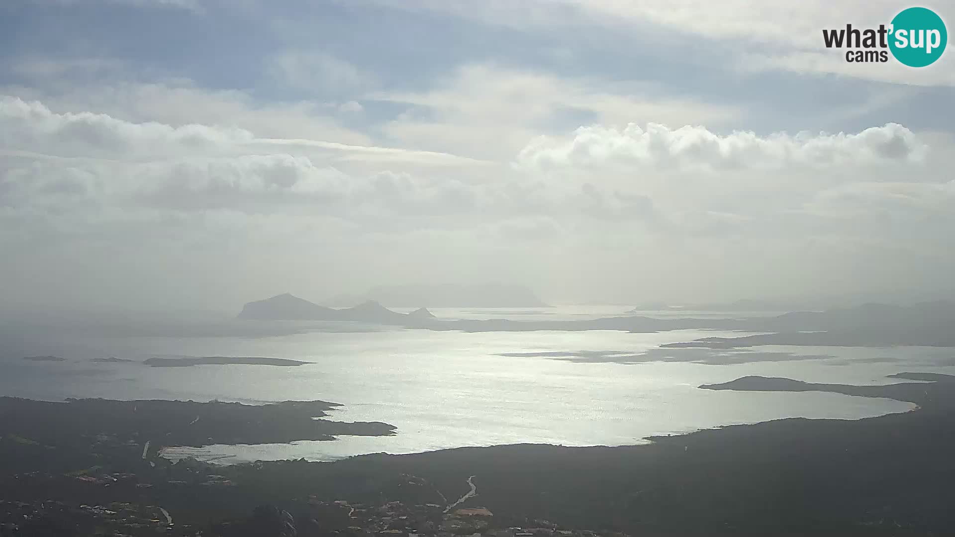 Monte Moro livecam Costa Smeralda vue panoramique Sardaigne