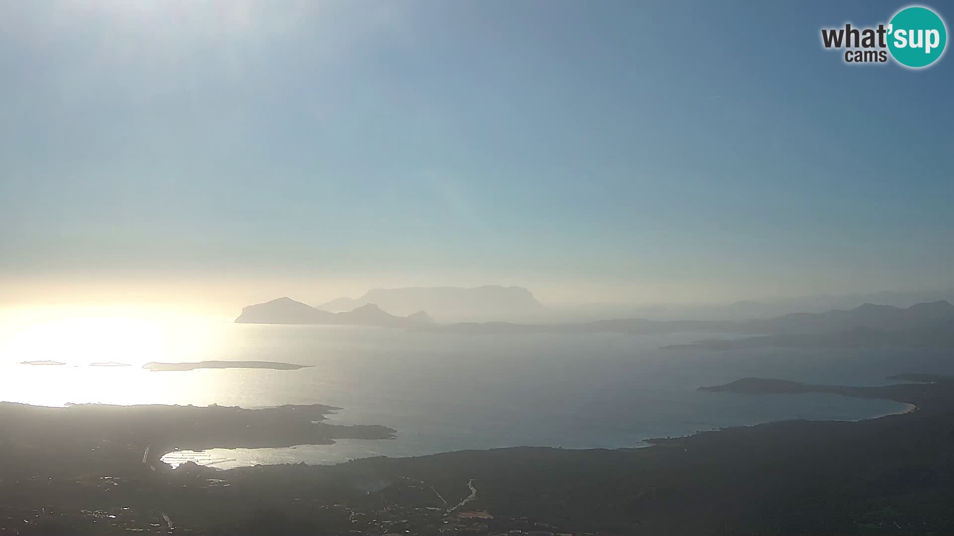 Monte Moro webcam Costa Smeralda vista panoramica Sardegna