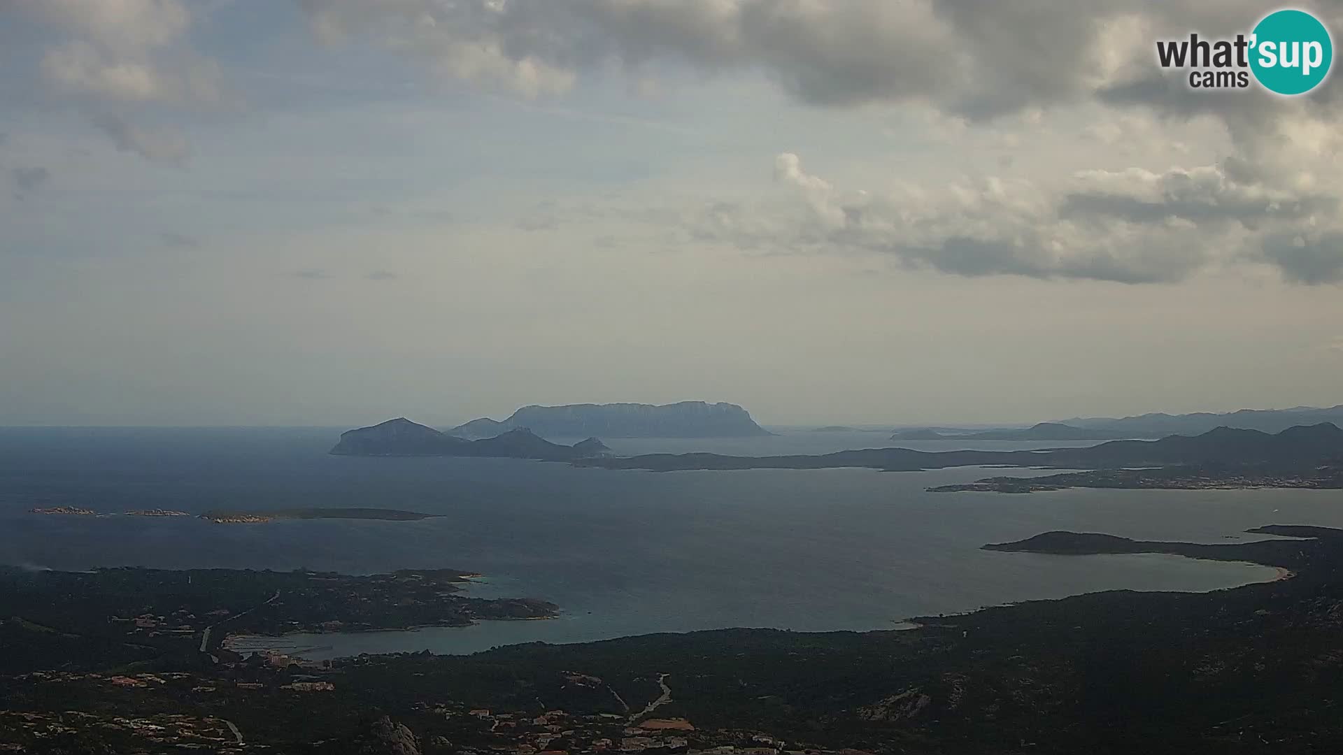 Monte Moro web kamera Costa Smeralda panoramski pogled na Sardiniju