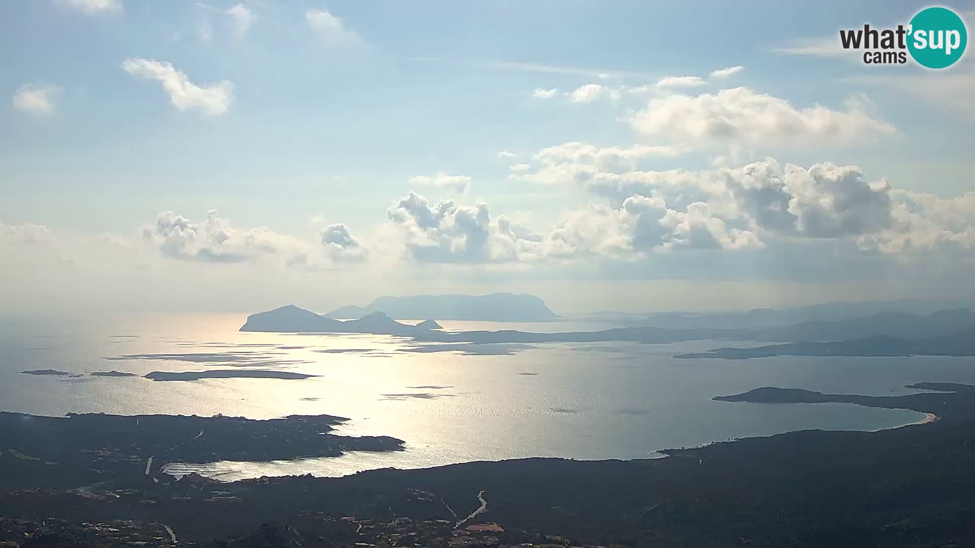 Monte Moro live cam Costa Smeralda Panoramablick Sardinien