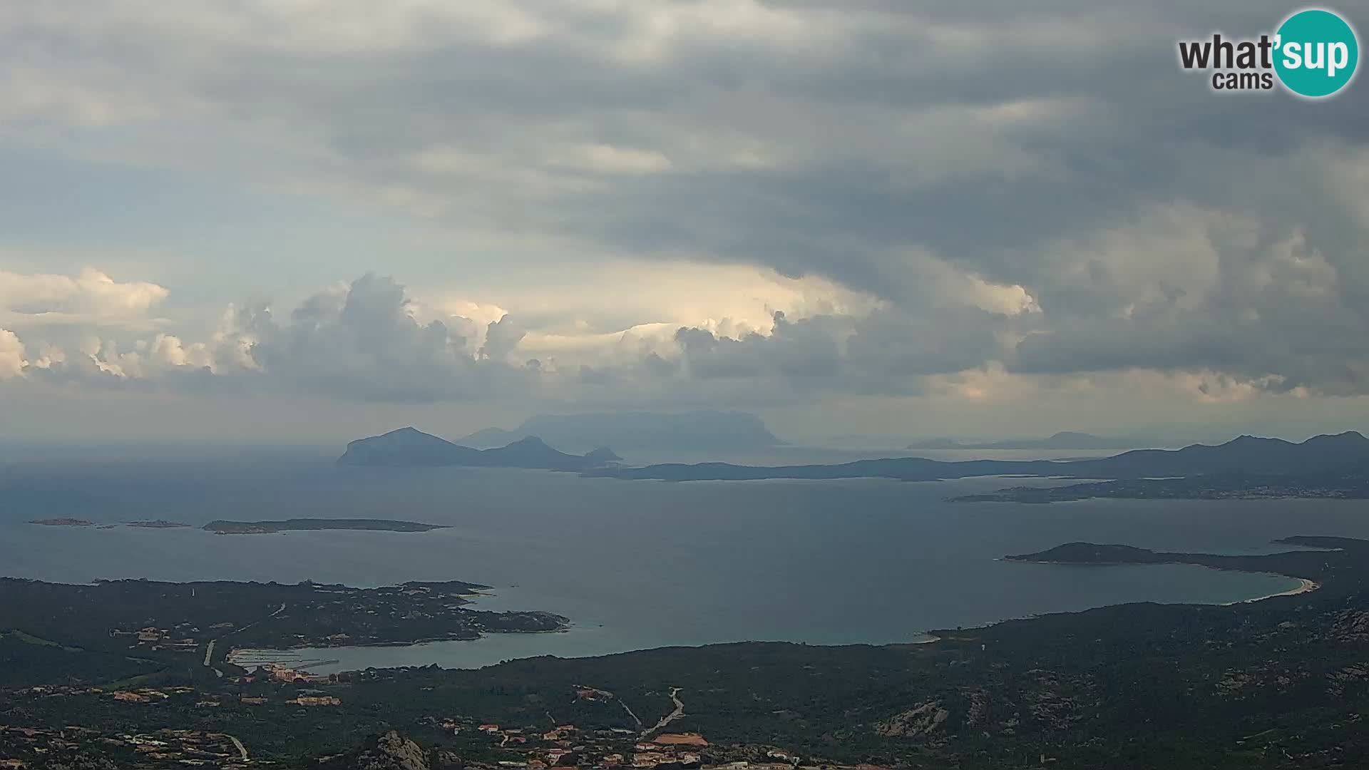 Monte Moro livecam Costa Smeralda vue panoramique Sardaigne